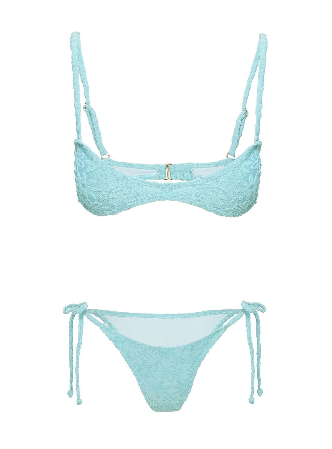 Keyton Bikini Top Blue Floral