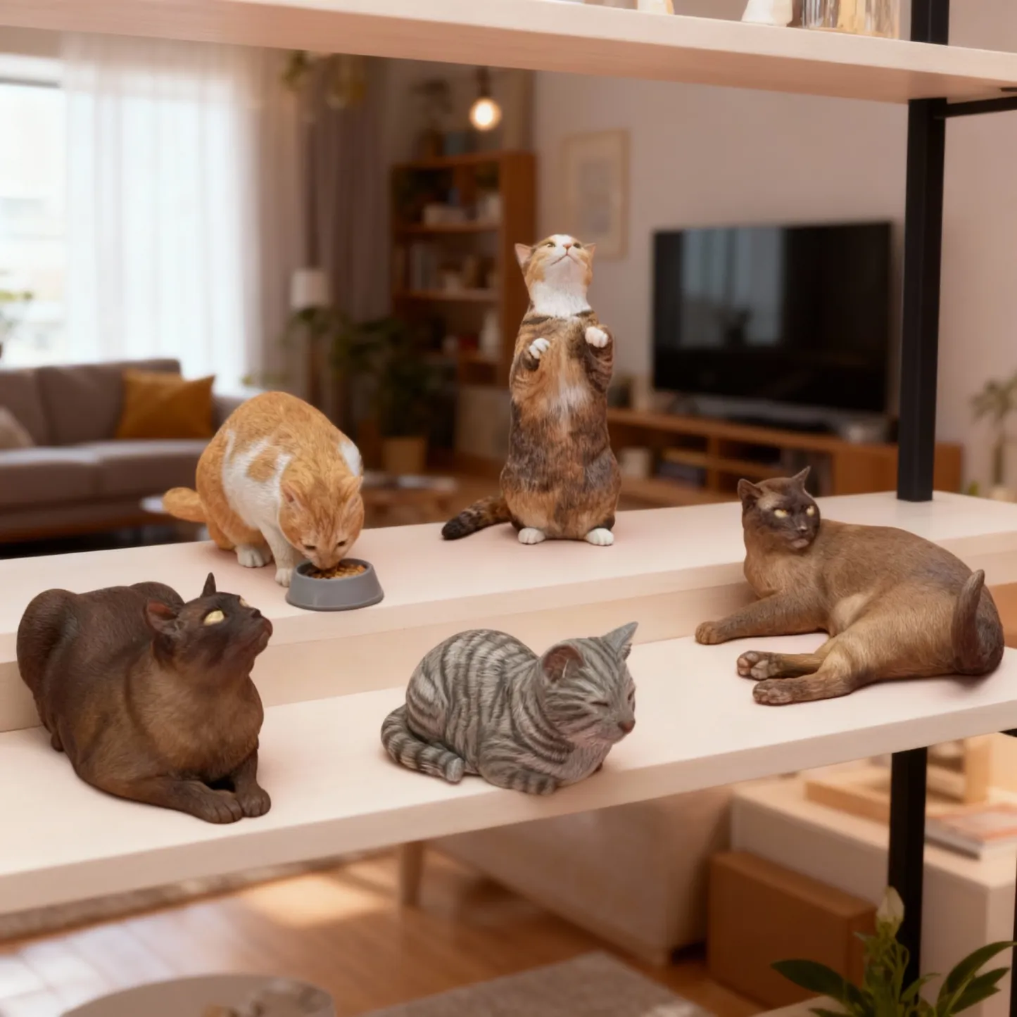 Personalized Highly Realistic Full-Color 3D Pet Dog Cat Statue