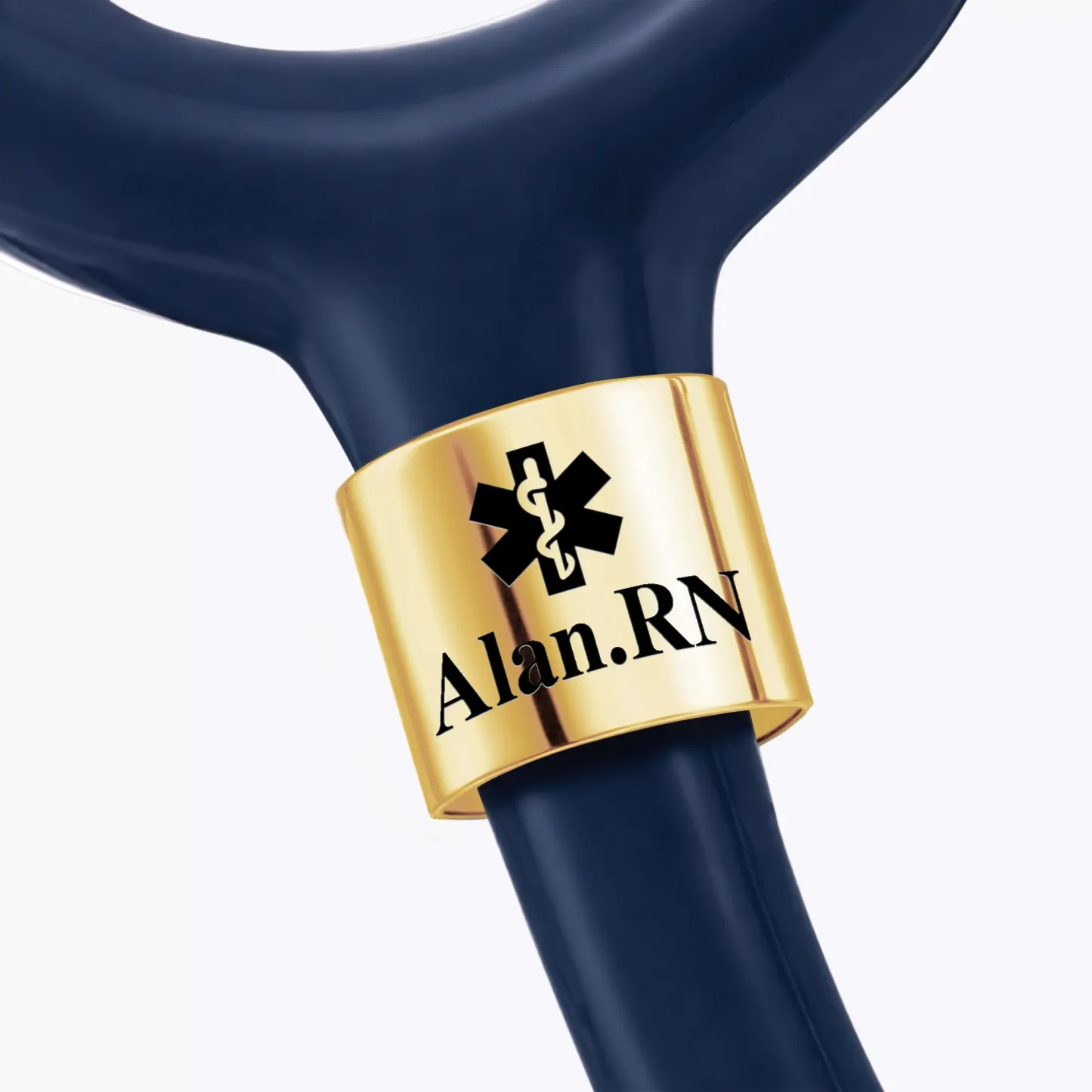 Personalized Stethoscope Name Tag with Pattern for Nurses Doctors Medical Staff