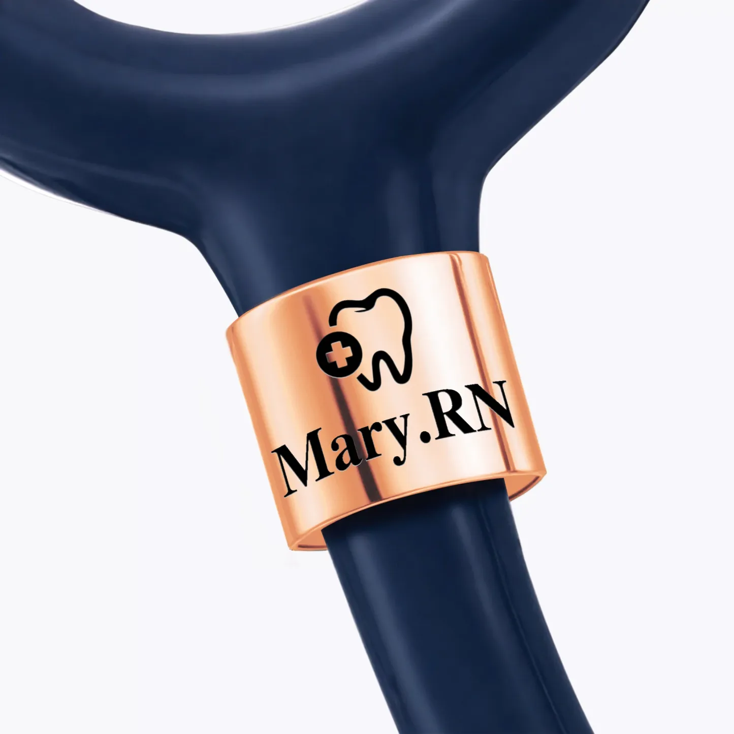 Personalized Stethoscope Name Tag with Pattern for Nurses Doctors Medical Staff