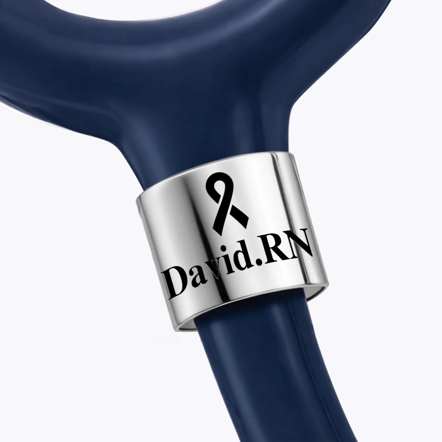 Personalized Stethoscope Name Tag with Pattern for Nurses Doctors Medical Staff