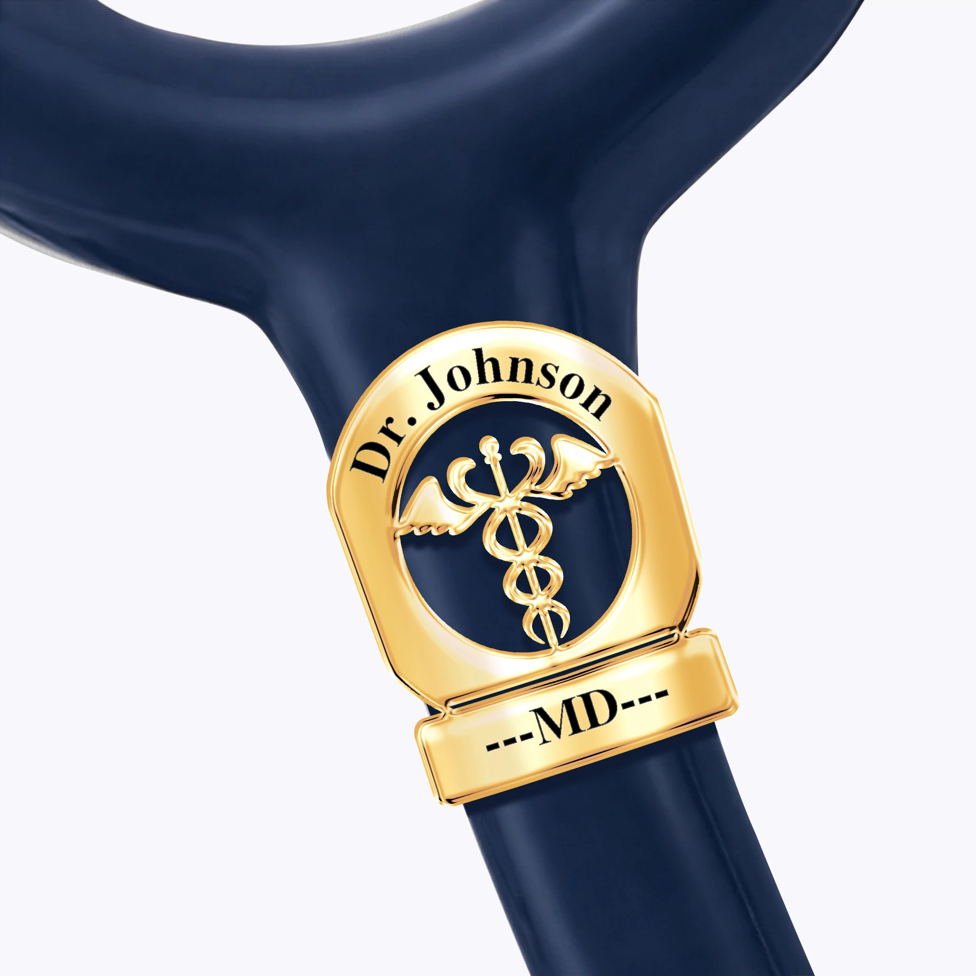 Custom Stethoscope Name Tag with Pattern for Nurses Doctors Medical Staff