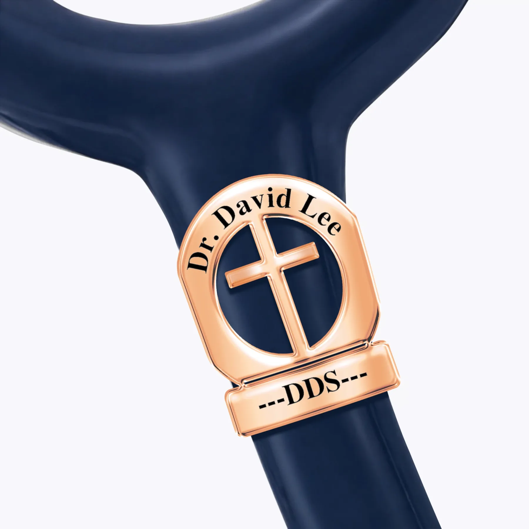 Custom Stethoscope Name Tag with Pattern for Nurses Doctors Medical Staff