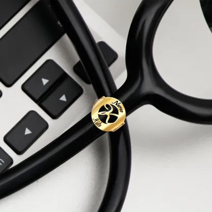 Custom Stethoscope Name Tag with  1-3 Intials for Nurses Doctors Medical Staff