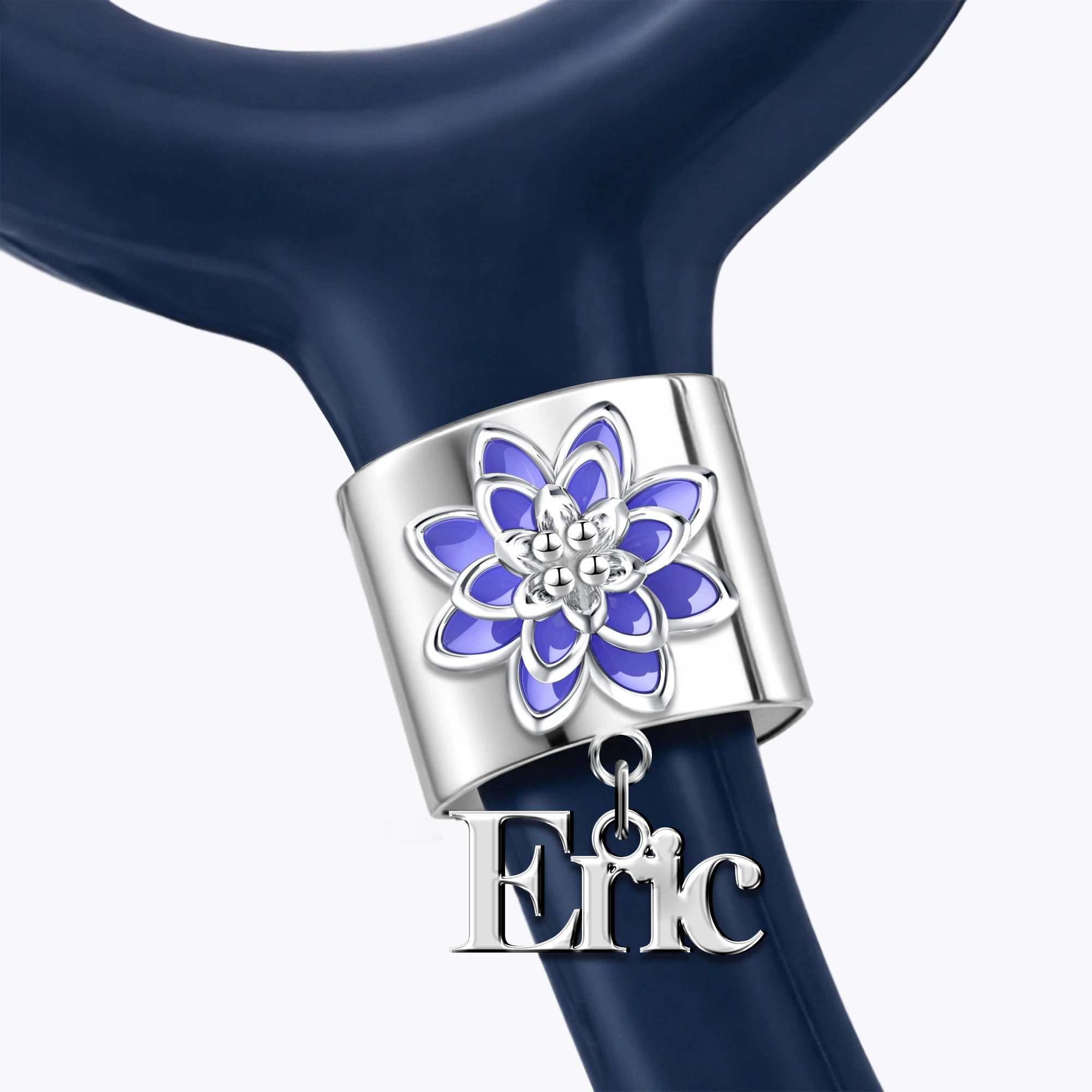 Custom Birth Flower  Name Tag