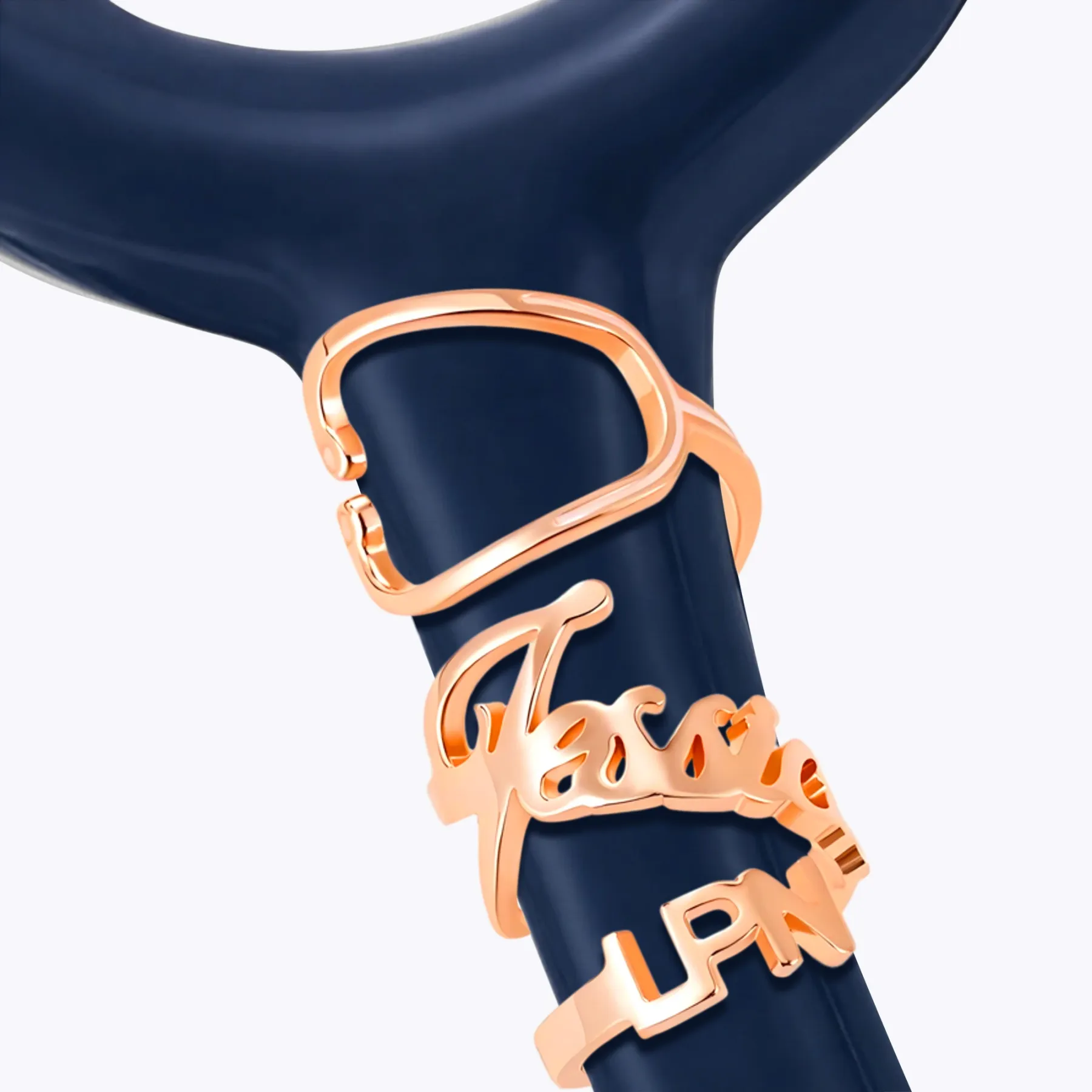 Custom Stethoscope Name Tag with Stethoscope Shape and Title