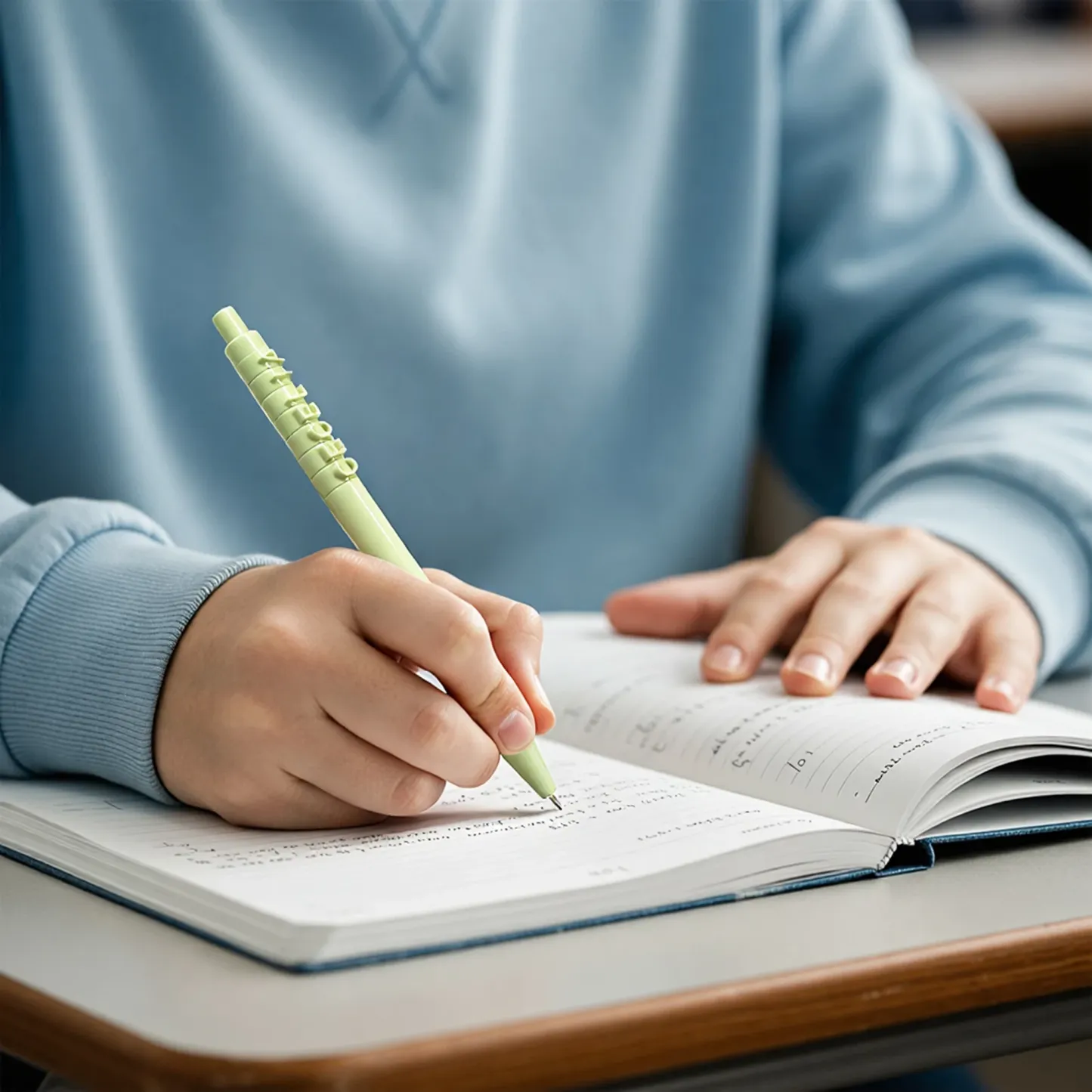 Personalized Name Text 6Pcs Multi-color 0.5mm Black Pens