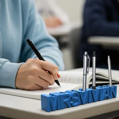 Personalized 3D Printed Name Pen Holder