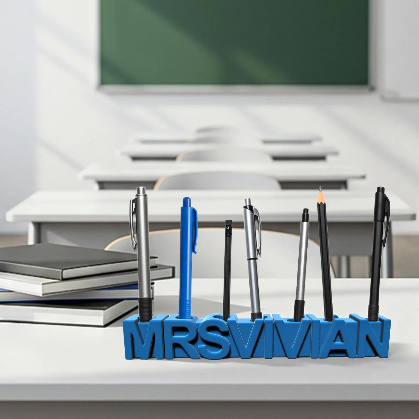 Personalized 3D Printed Name Pen Holder