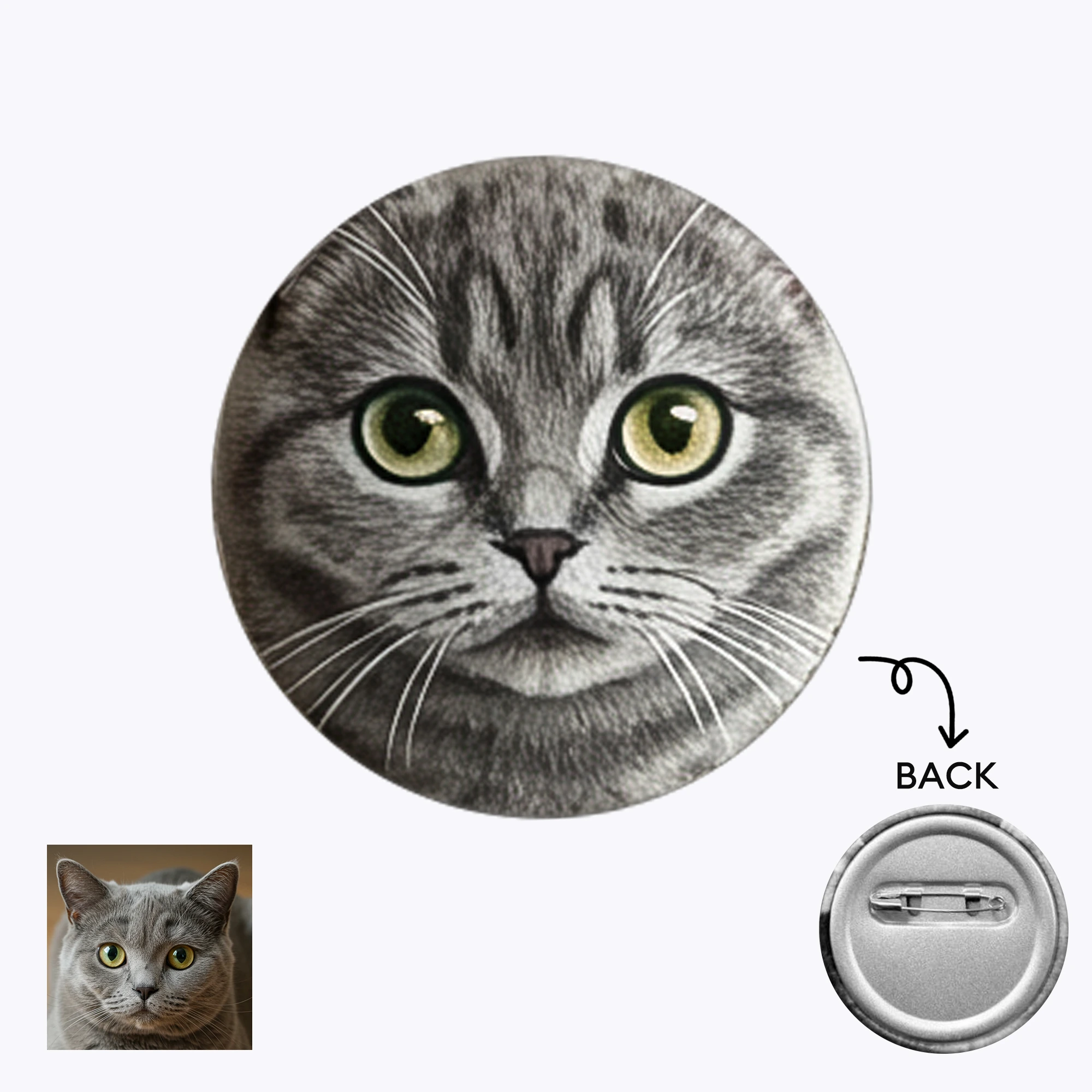 Custom Cat Dog Pet Soft-Touch Plush Pins