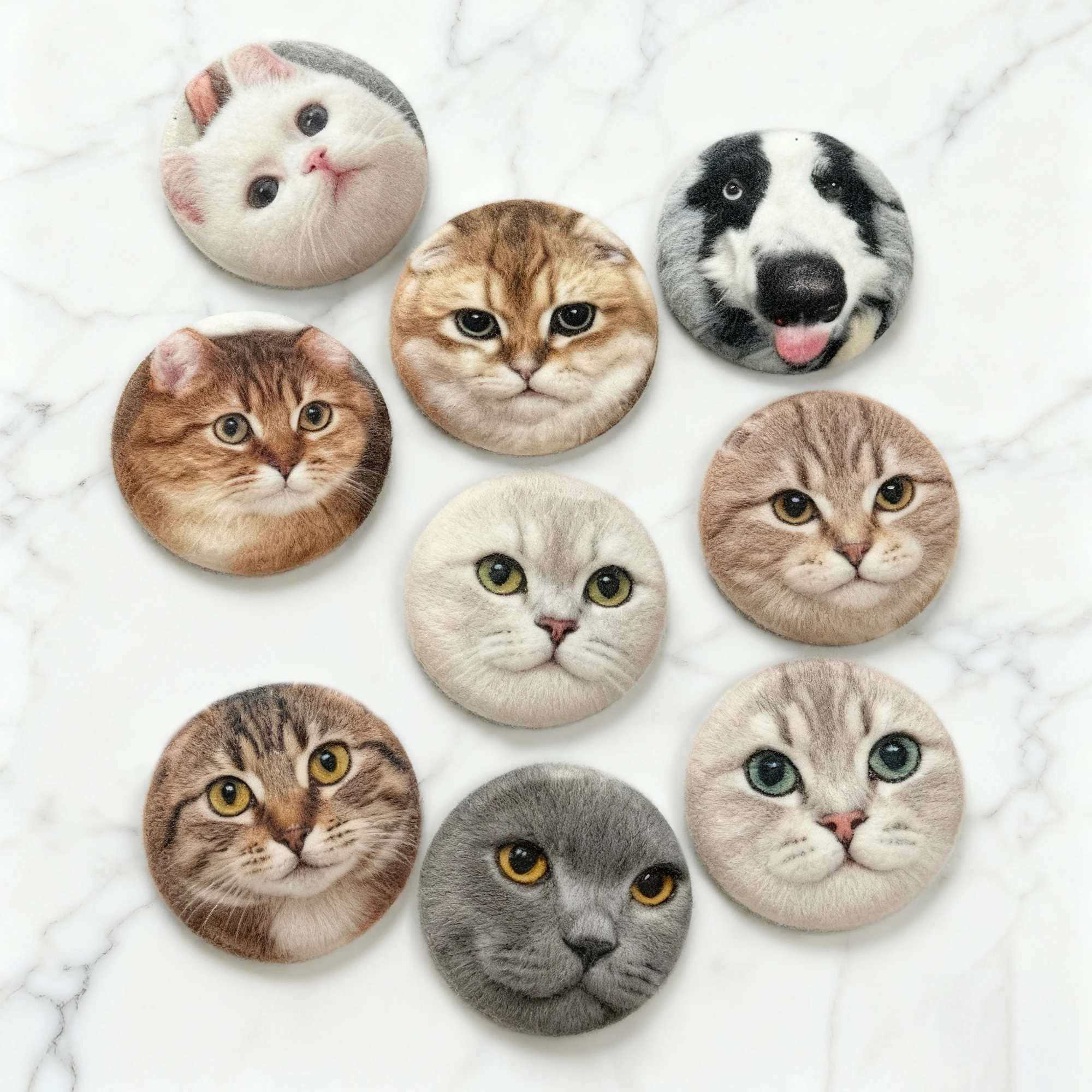 Custom Cat Dog Pet Soft-Touch Plush Pins