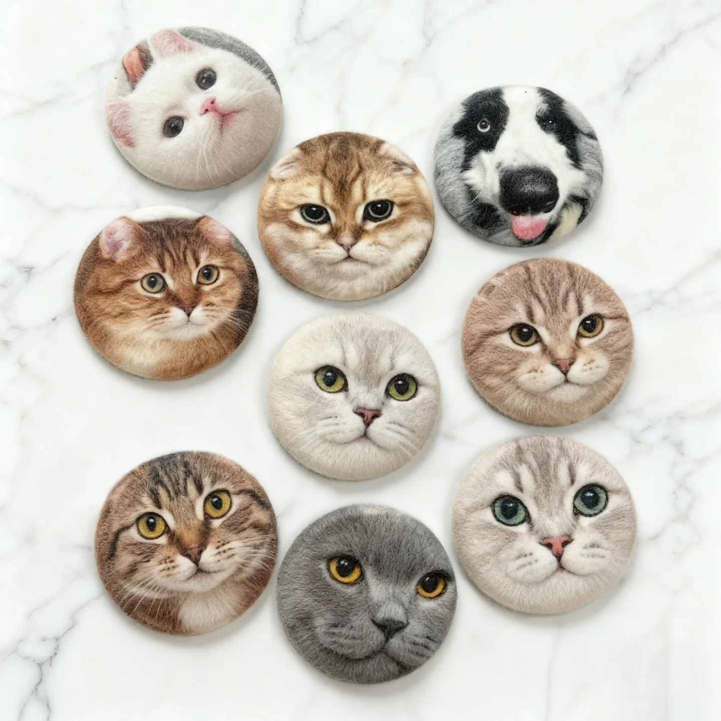 Custom Cat Dog Pet Soft-Touch Plush Pins