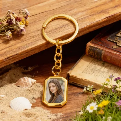 Custom Photo Heat Activated Keychain