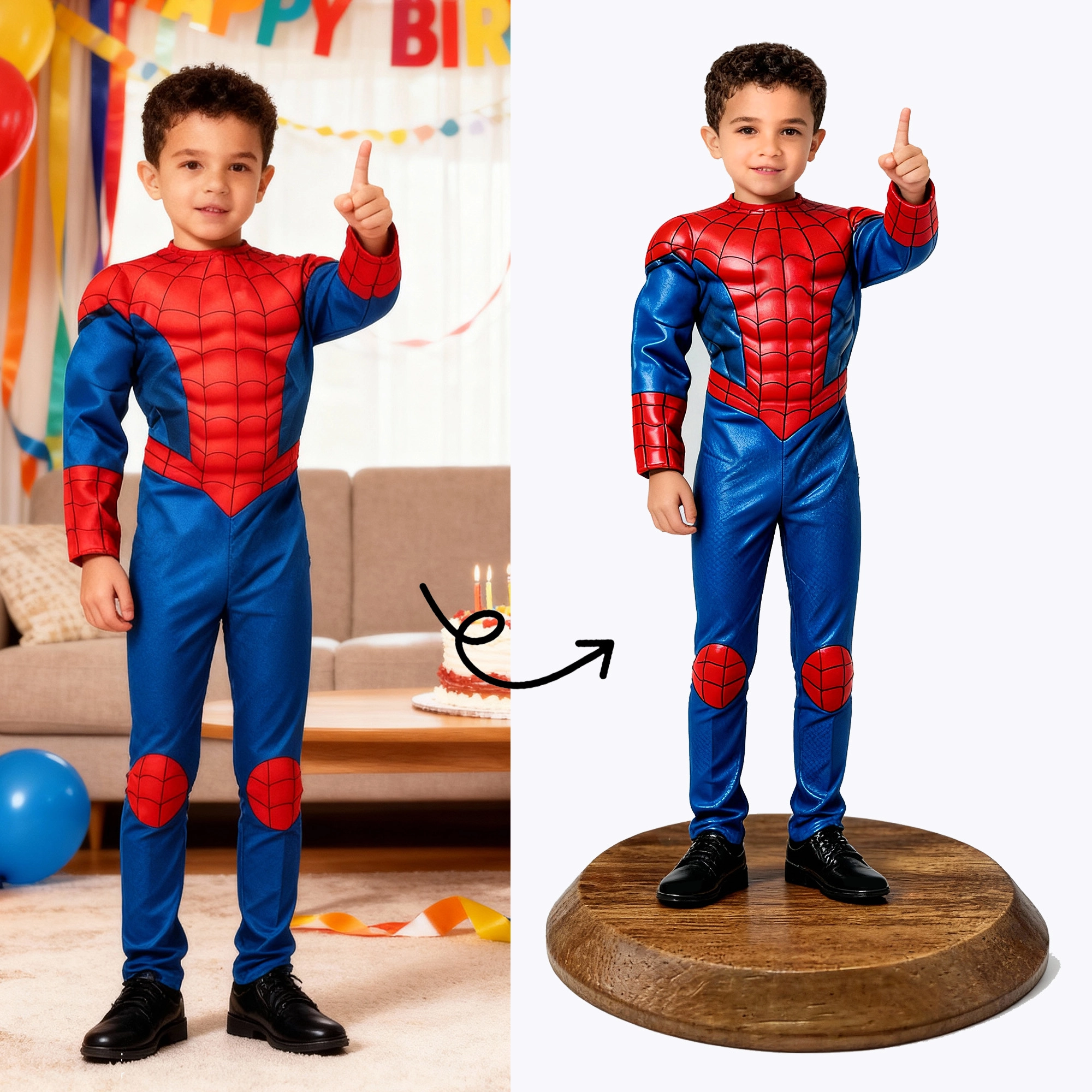 Personalized Highly Realistic Full-Color 3D Full Body Figurine