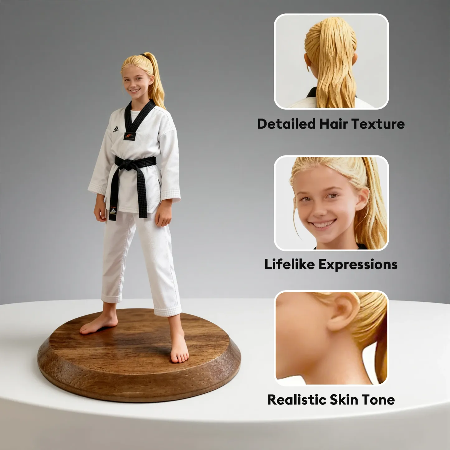 Personalized Highly Realistic Full-Color 3D Full Body Figurine