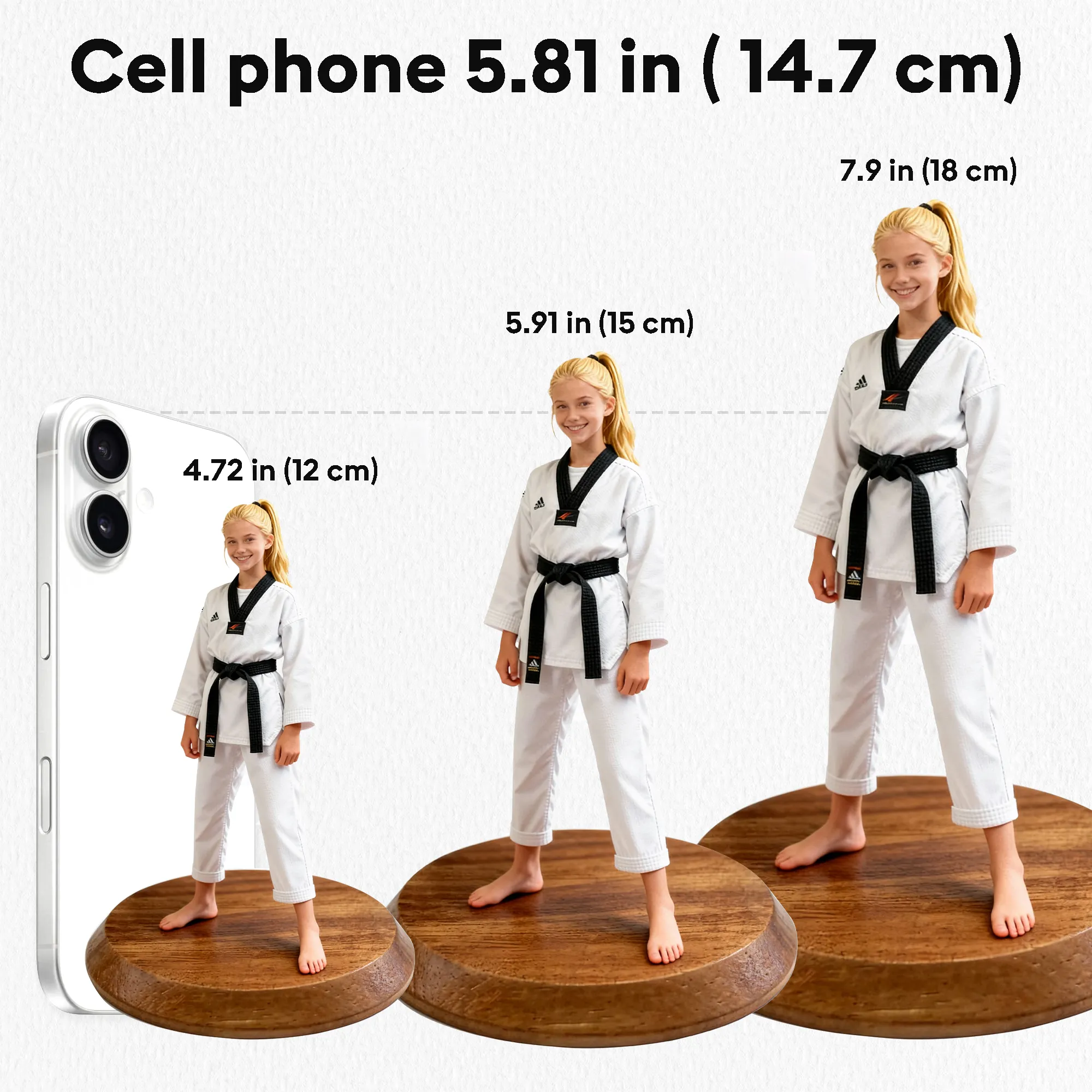 Personalized Highly Realistic Full-Color 3D Full Body Pregnant Mom Figurine