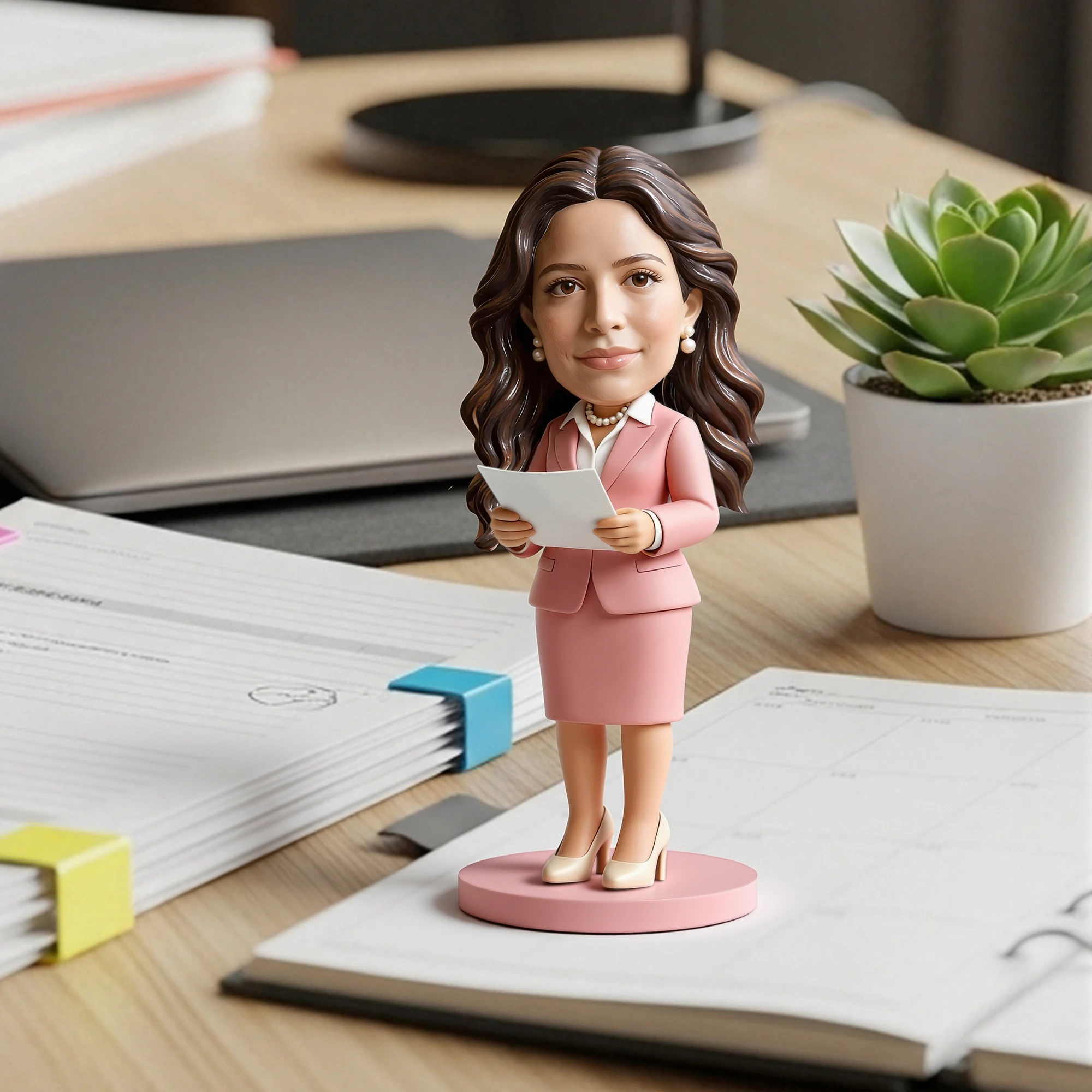 Custom Lawyer Teacher Highly Realistic Full-Color 3D Printed Chibi Figurine Teachers' Day Gift