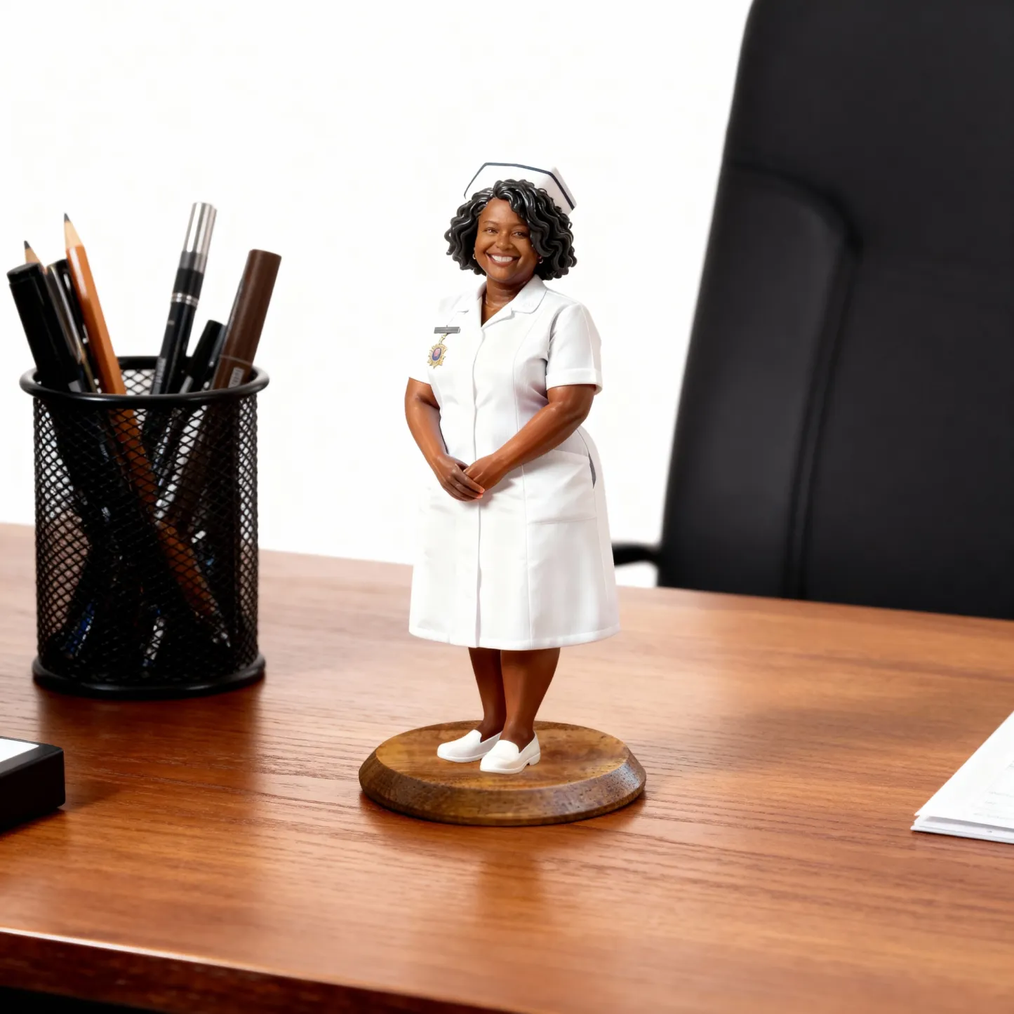 Personalized Highly Realistic Full-Color 3D Full Body Nurse Figurine