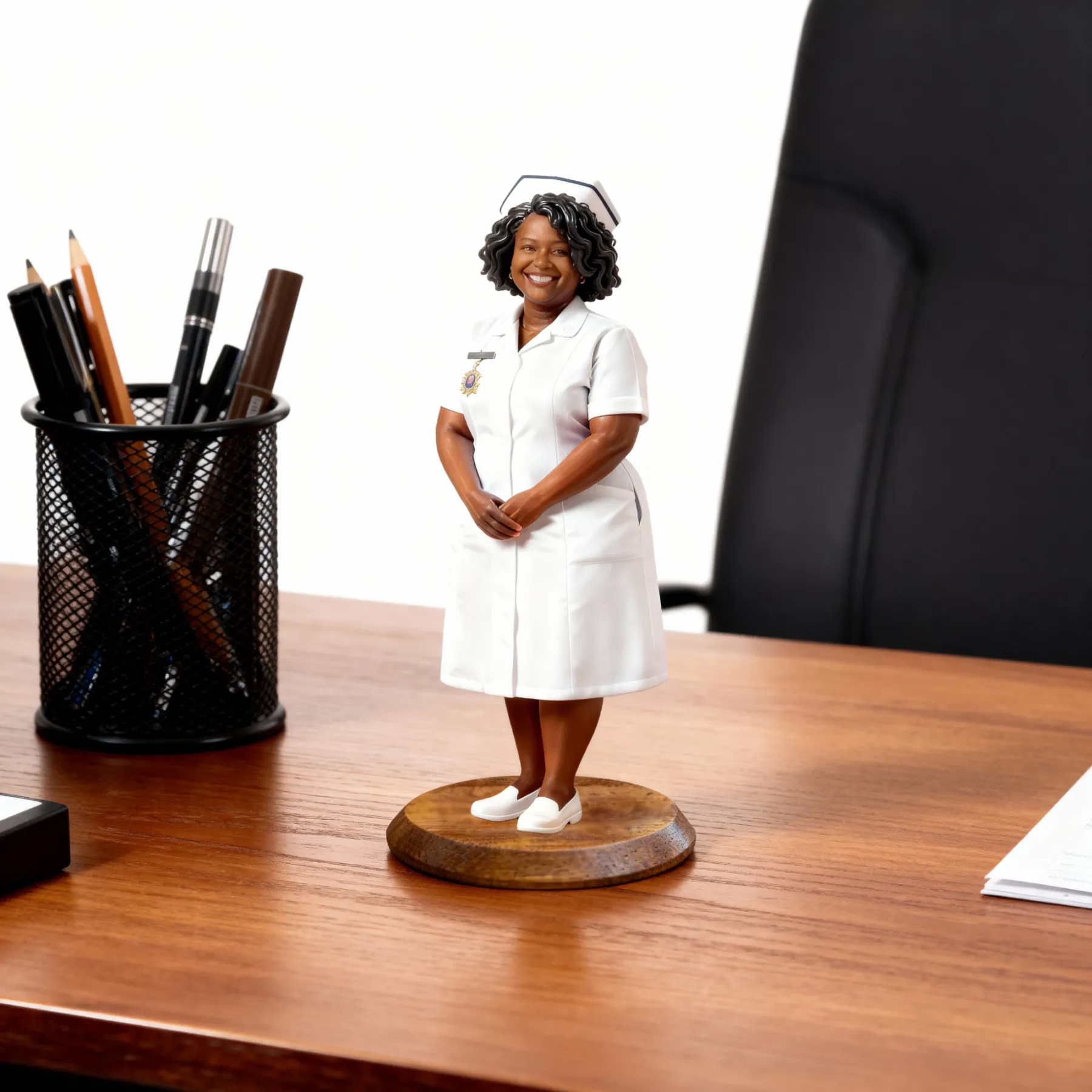 Personalized Highly Realistic Full-Color 3D Full Body Nurse Figurine