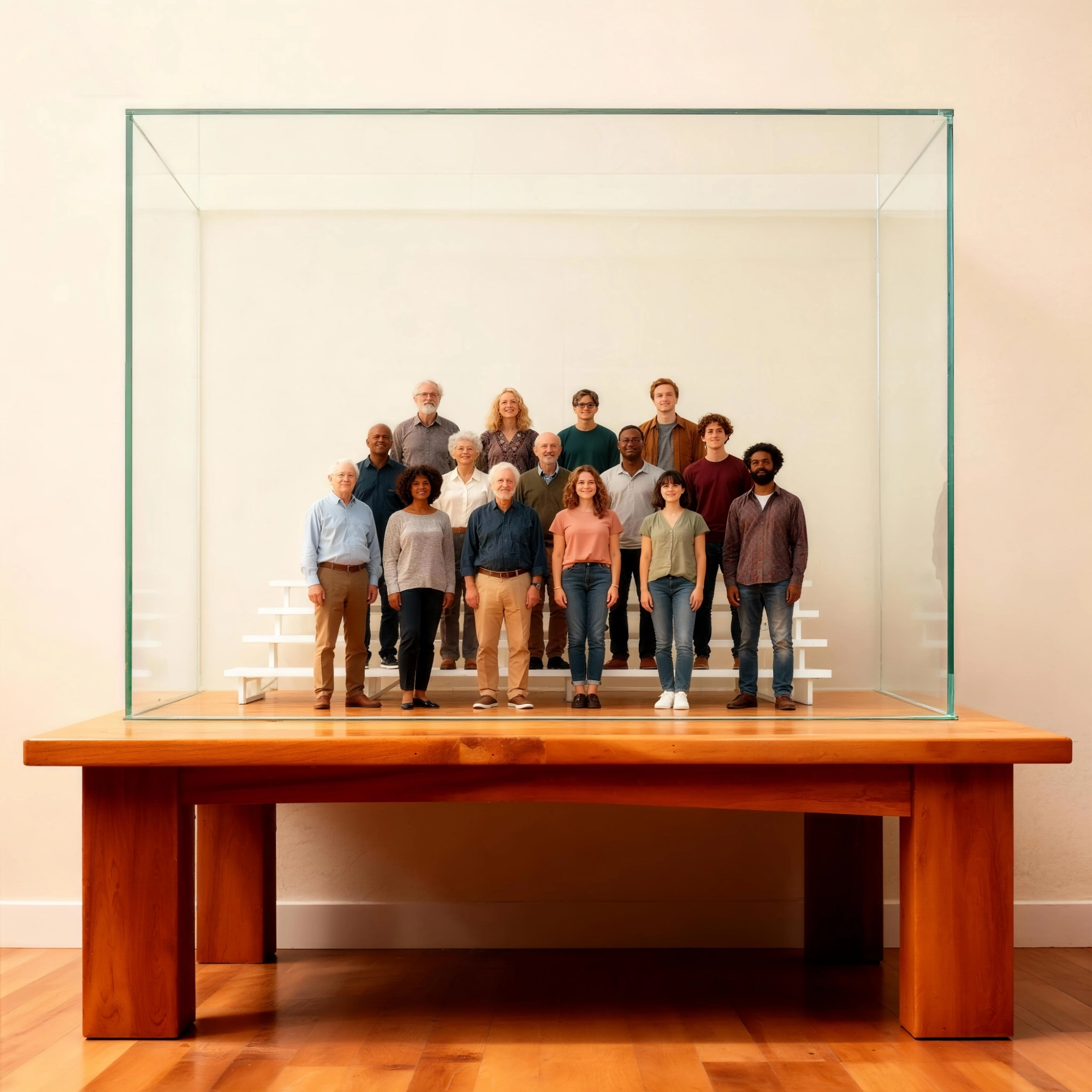 Personalized Highly Realistic Full-Color 3D Full Body Corporate Group Figurine