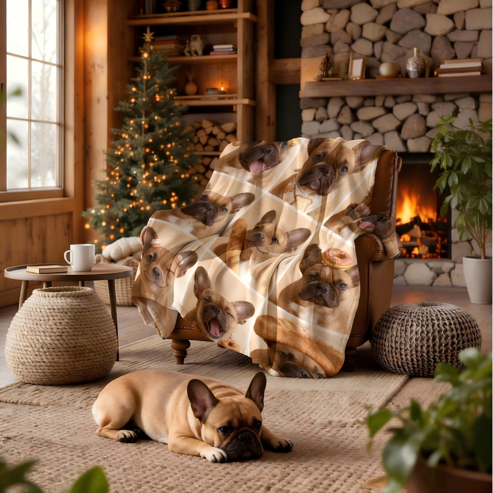 Personalized Pet Bakery 9-Grid Blanket