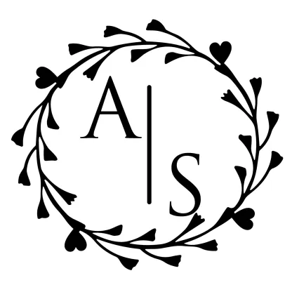 Custom Double Initials Wedding Stamp Wood Handle Stamp Self-inking Stamp Book Embosser