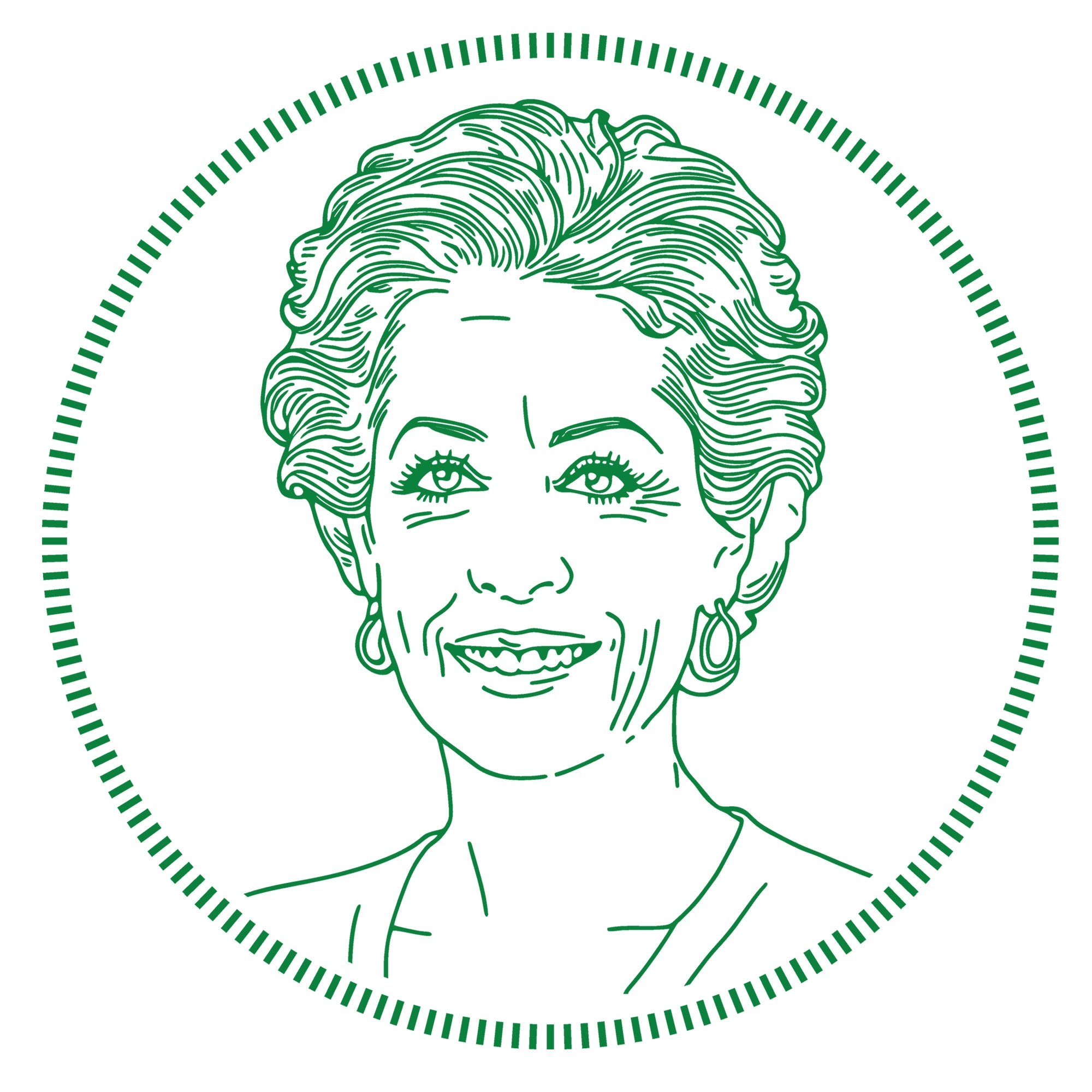 Custom Portrait Stamp Wood Handle Stamp Self-inking Stamp