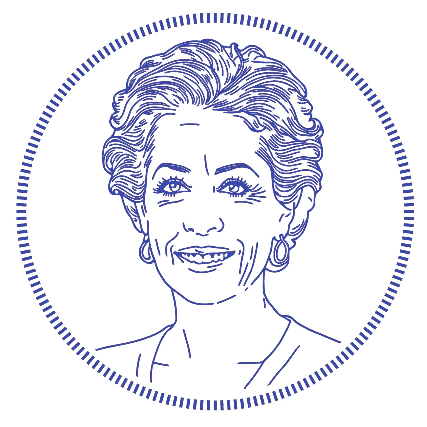 Custom Portrait Stamp Wood Handle Stamp Self-inking Stamp