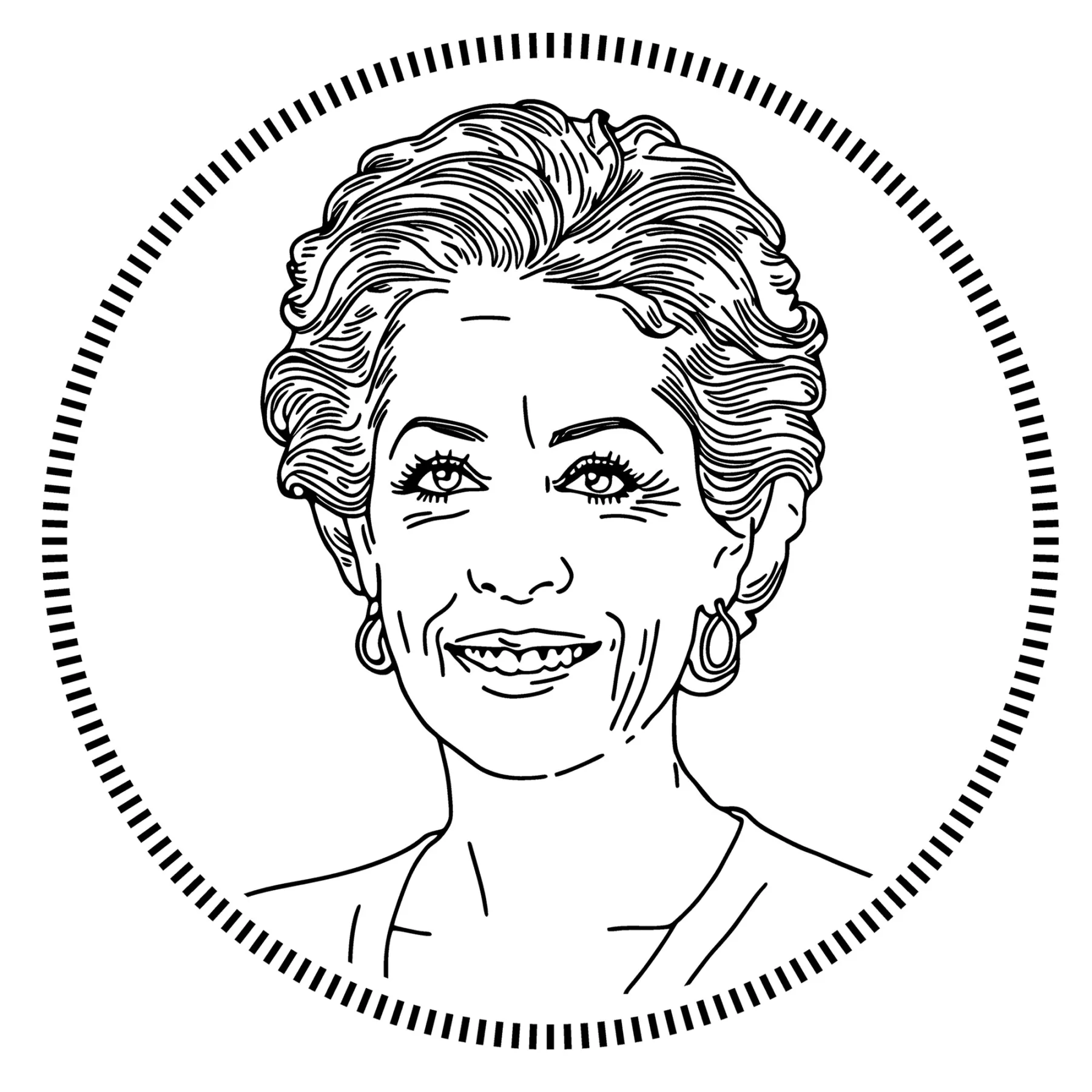 Custom Portrait Stamp Wood Handle Stamp Self-inking Stamp