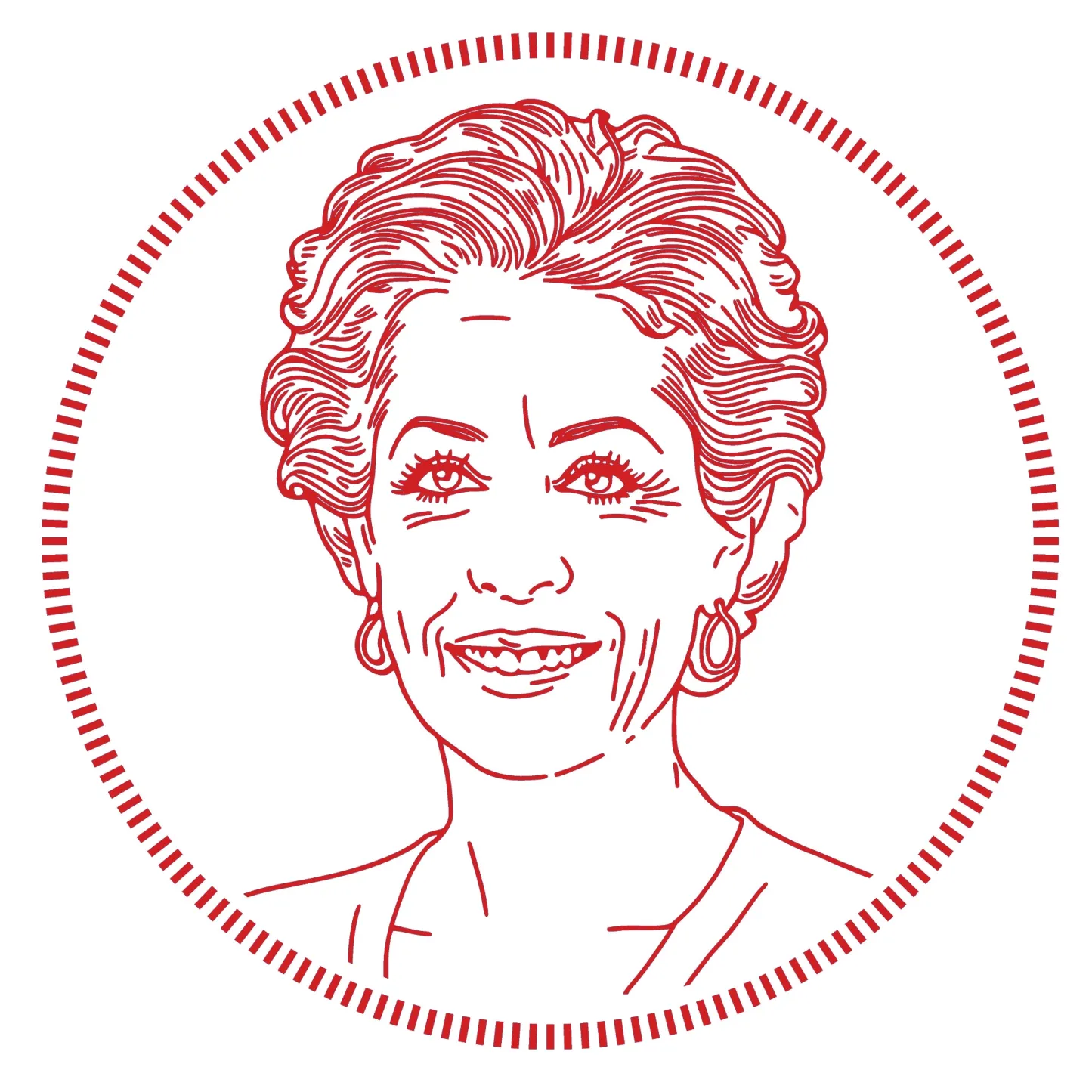 Custom Portrait Stamp Wood Handle Stamp Self-inking Stamp