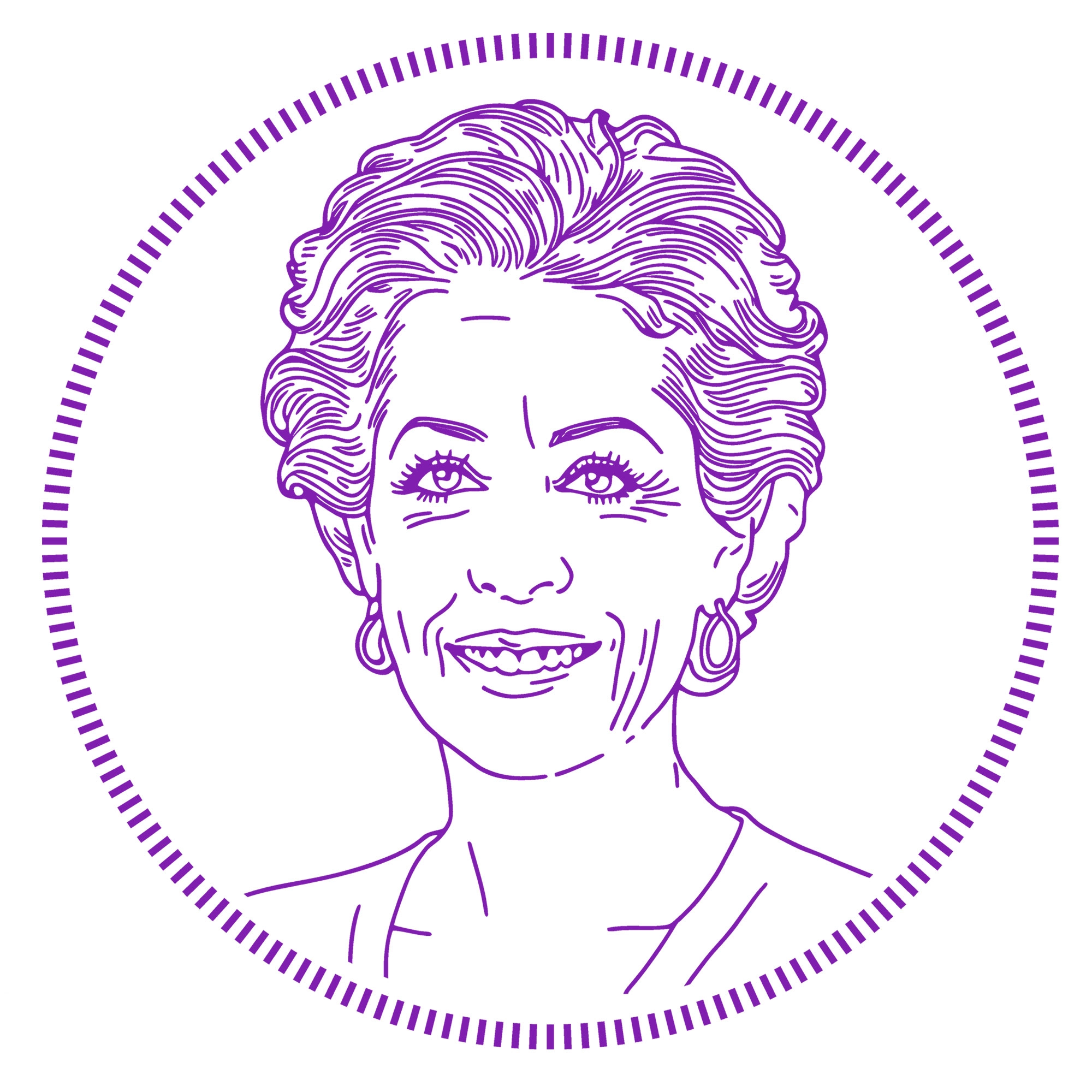 Custom Portrait Stamp Wood Handle Stamp Self-inking Stamp