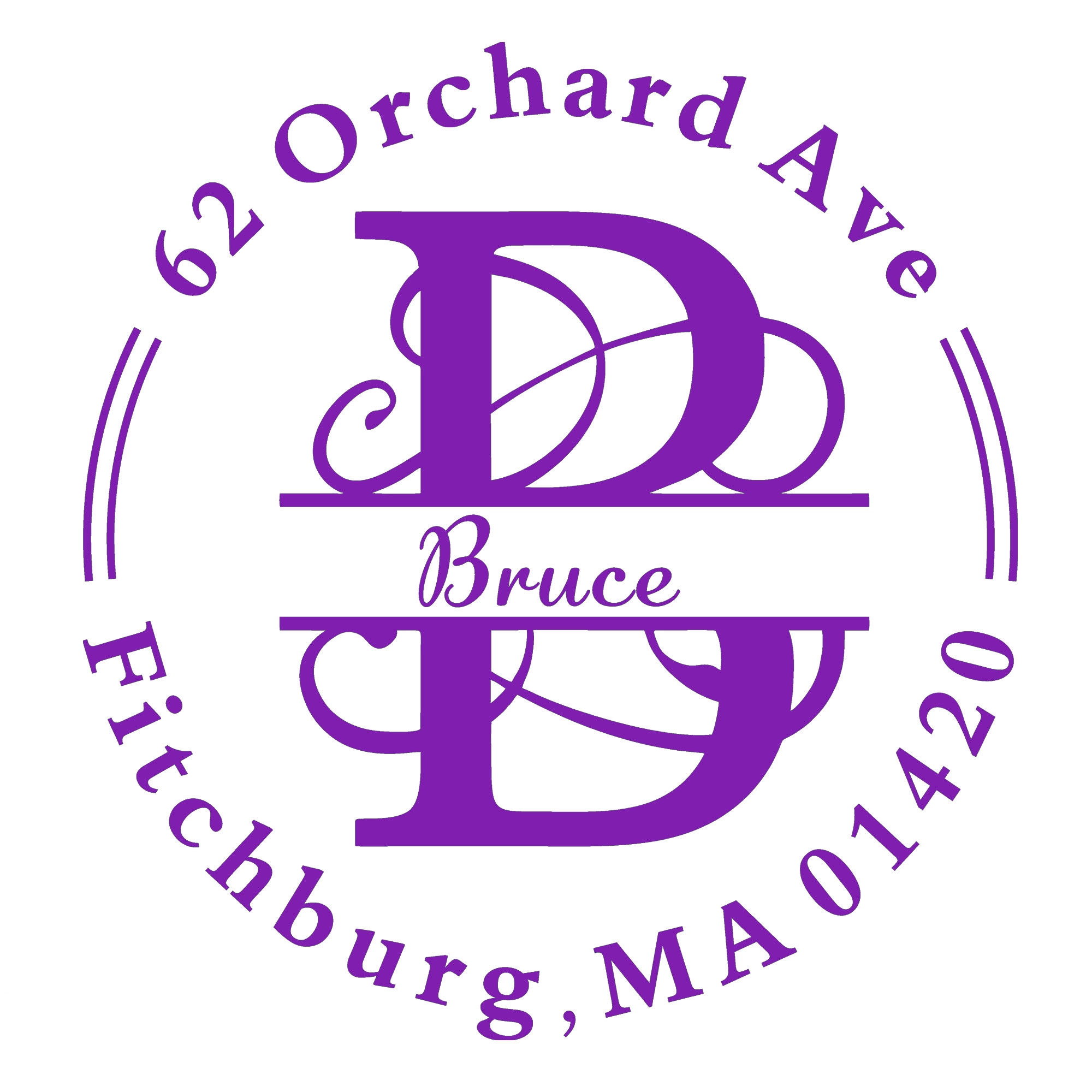 Custom Initial Name Text Stamp Wood Handle Stamp Self-inking Stamp Book Embosser