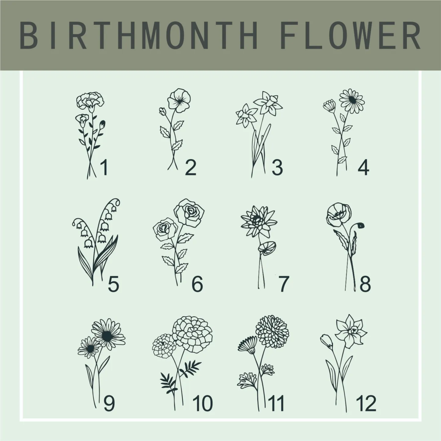 Custom Birth Flower Text From The Library Of Stamp Wood Handle Stamp Self-inking Stamp Book Embosser