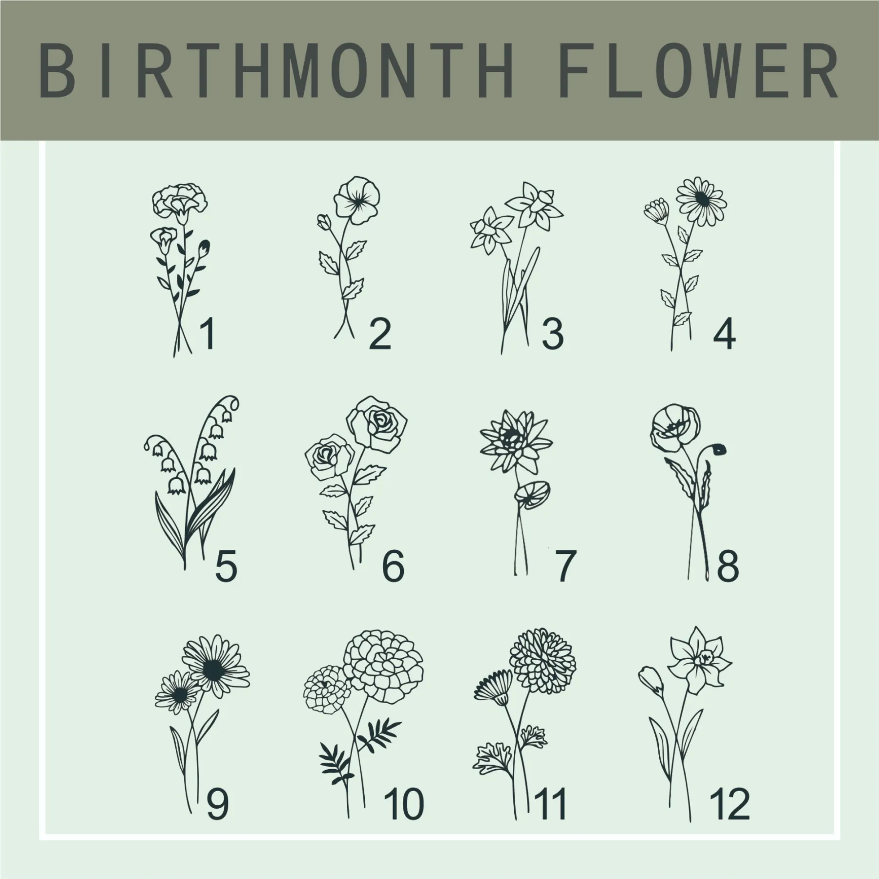 Custom Birth Flower Text From The Library Of Stamp Wood Handle Stamp Self-inking Stamp Book Embosser