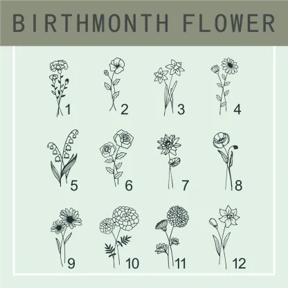 Custom Birth Flower Text From The Library Of Stamp Wood Handle Stamp Self-inking Stamp Book Embosser