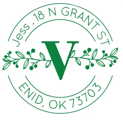 Custom Initial Text From Stamp Wood Handle Stamp Self-inking Stamp Book Embosser