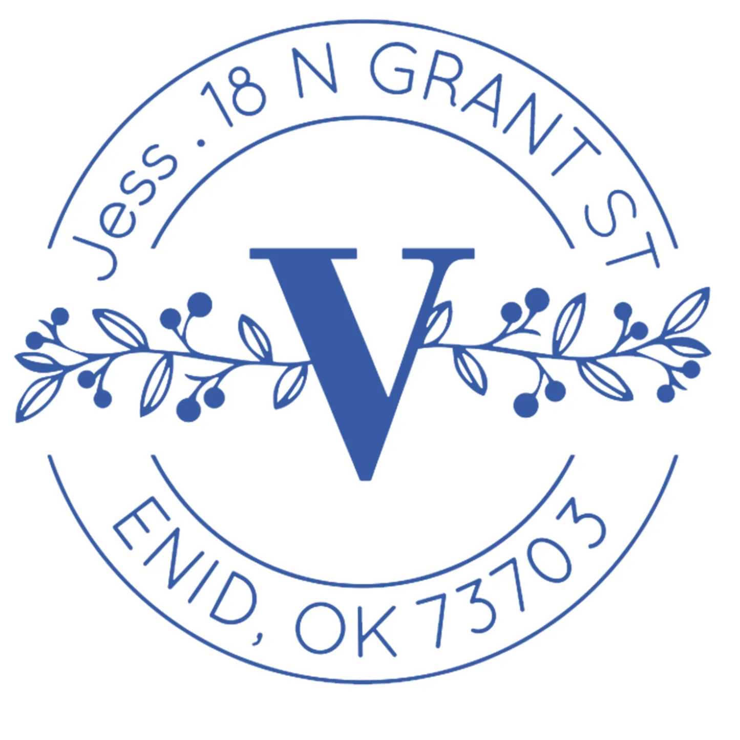 Custom Initial Text From Stamp Wood Handle Stamp Self-inking Stamp Book Embosser