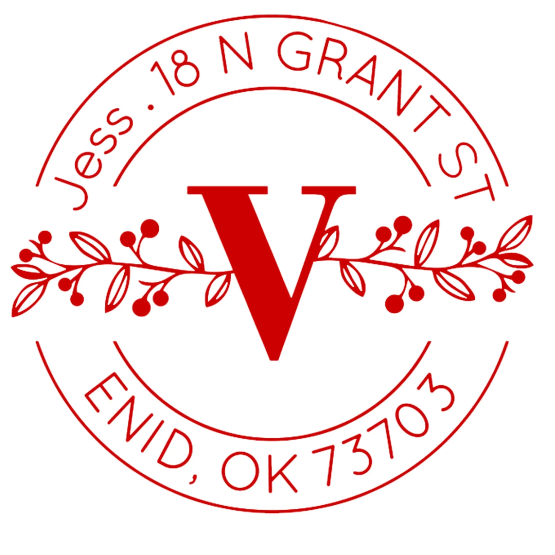 Custom Initial Text From Stamp Wood Handle Stamp Self-inking Stamp Book Embosser