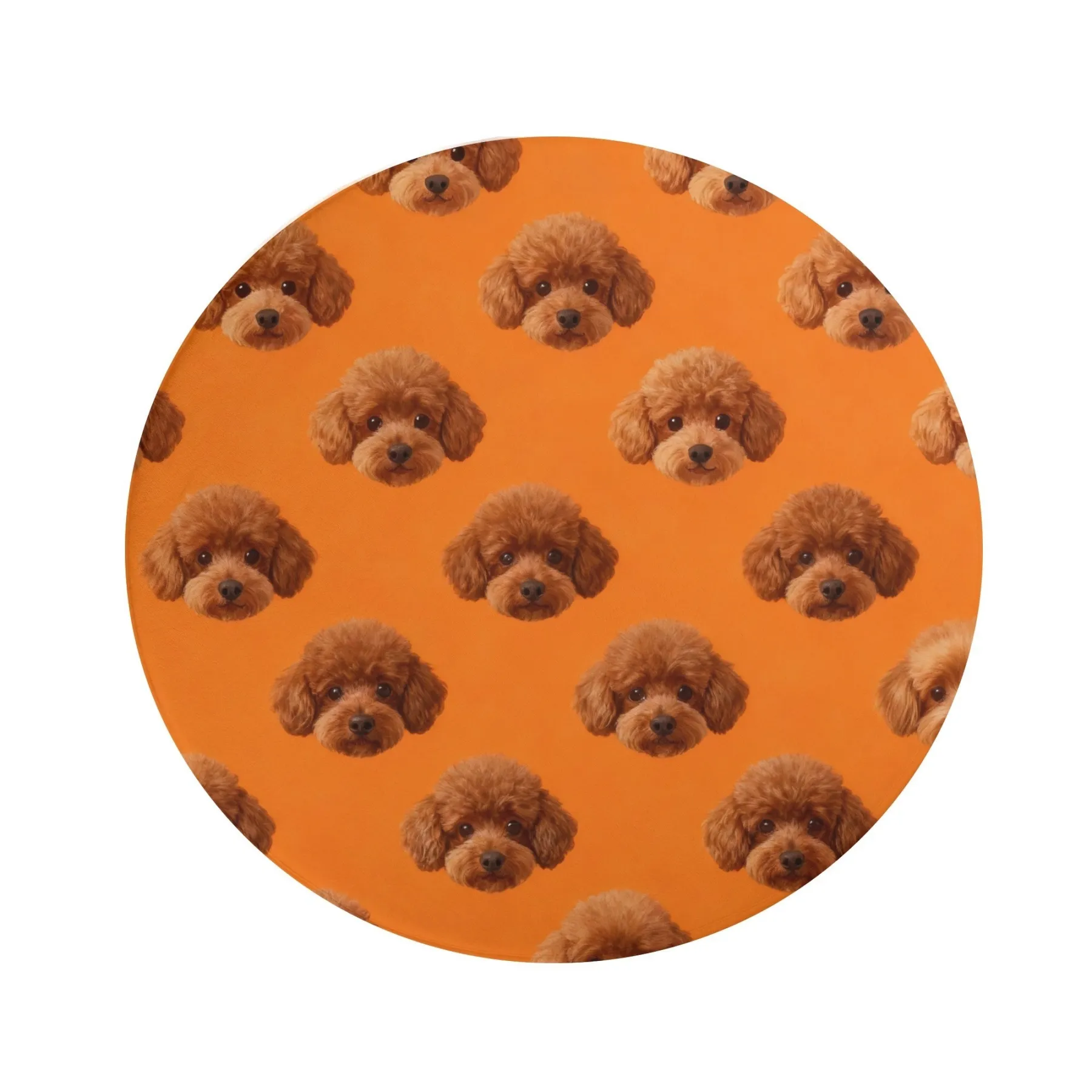 Custom Pet Photo Round Rug