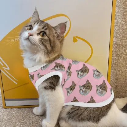 Custom Dog Cat Pet Photo Clothing