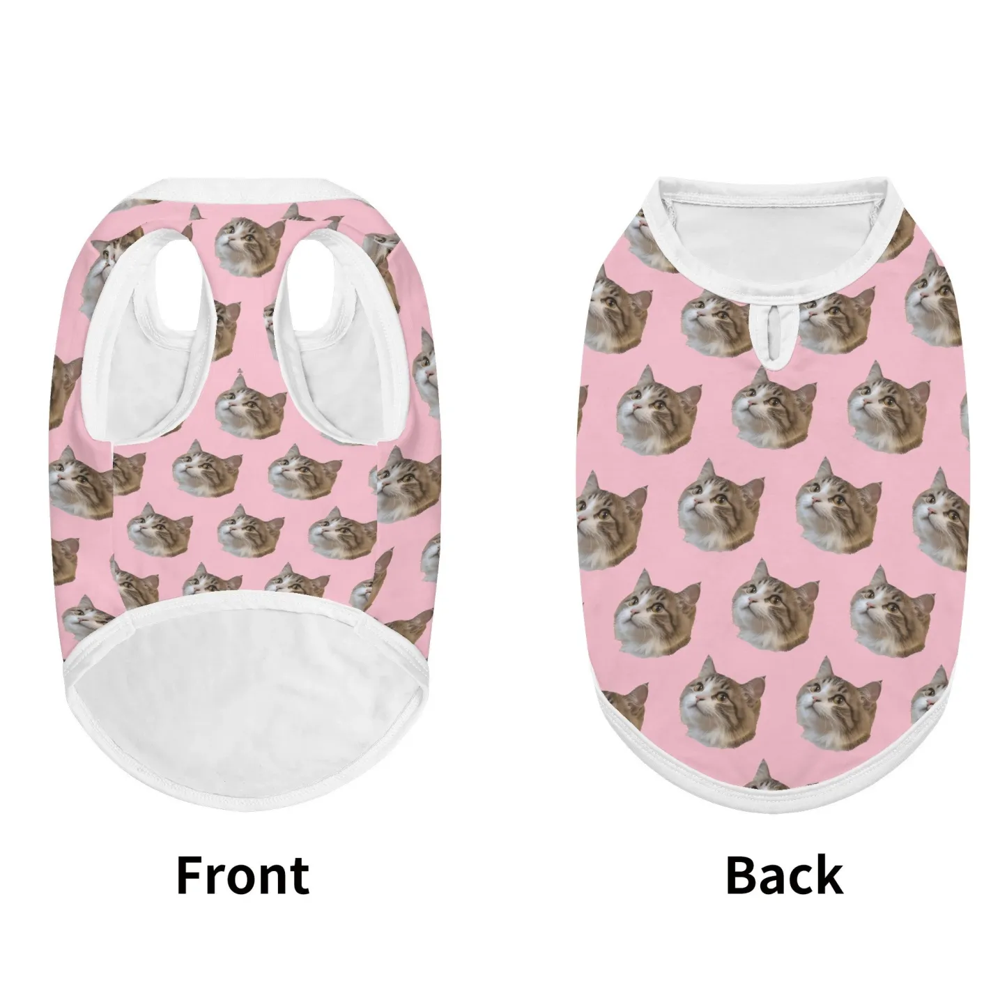 Custom Dog Cat Pet Photo Clothing