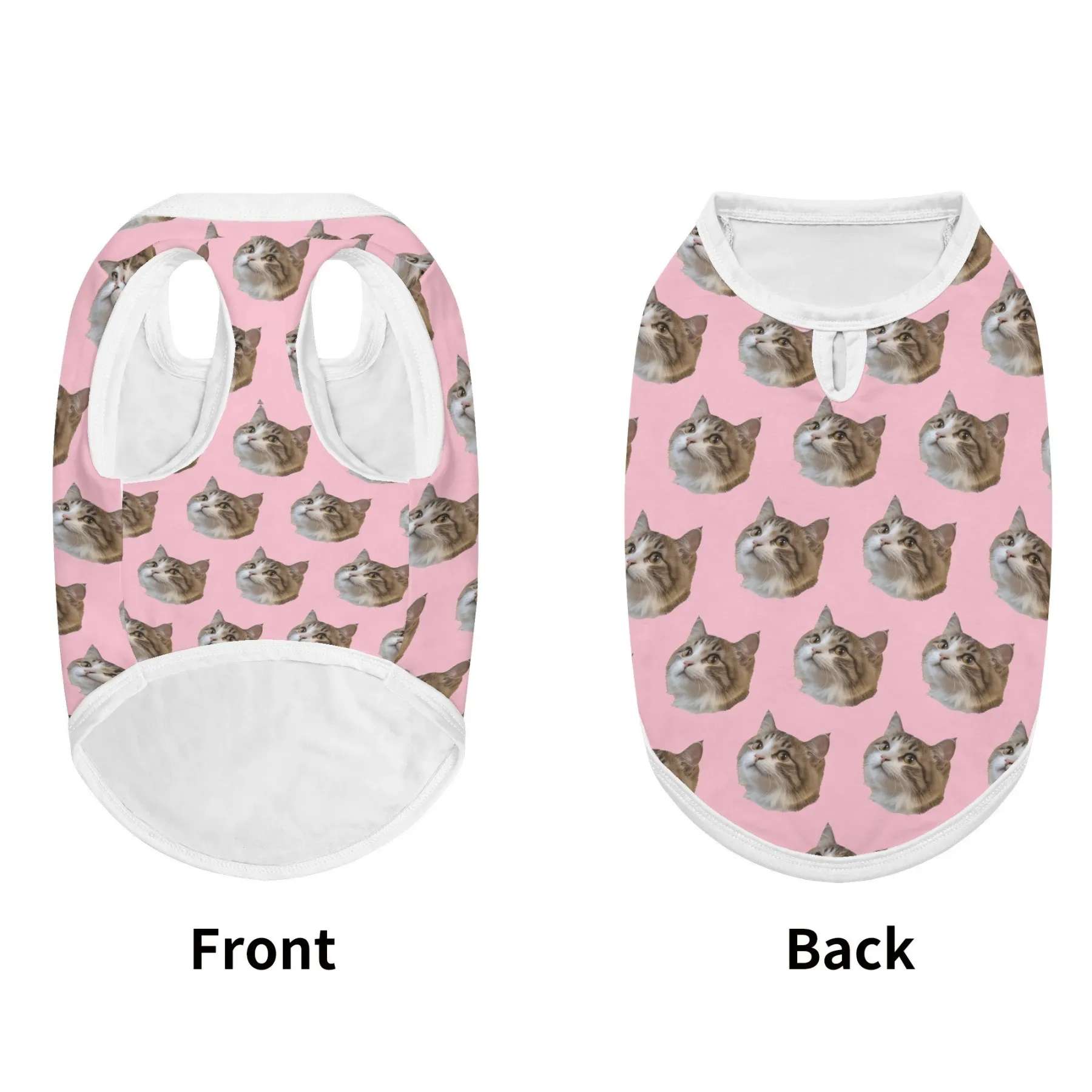 Custom Dog Cat Pet Photo Clothing