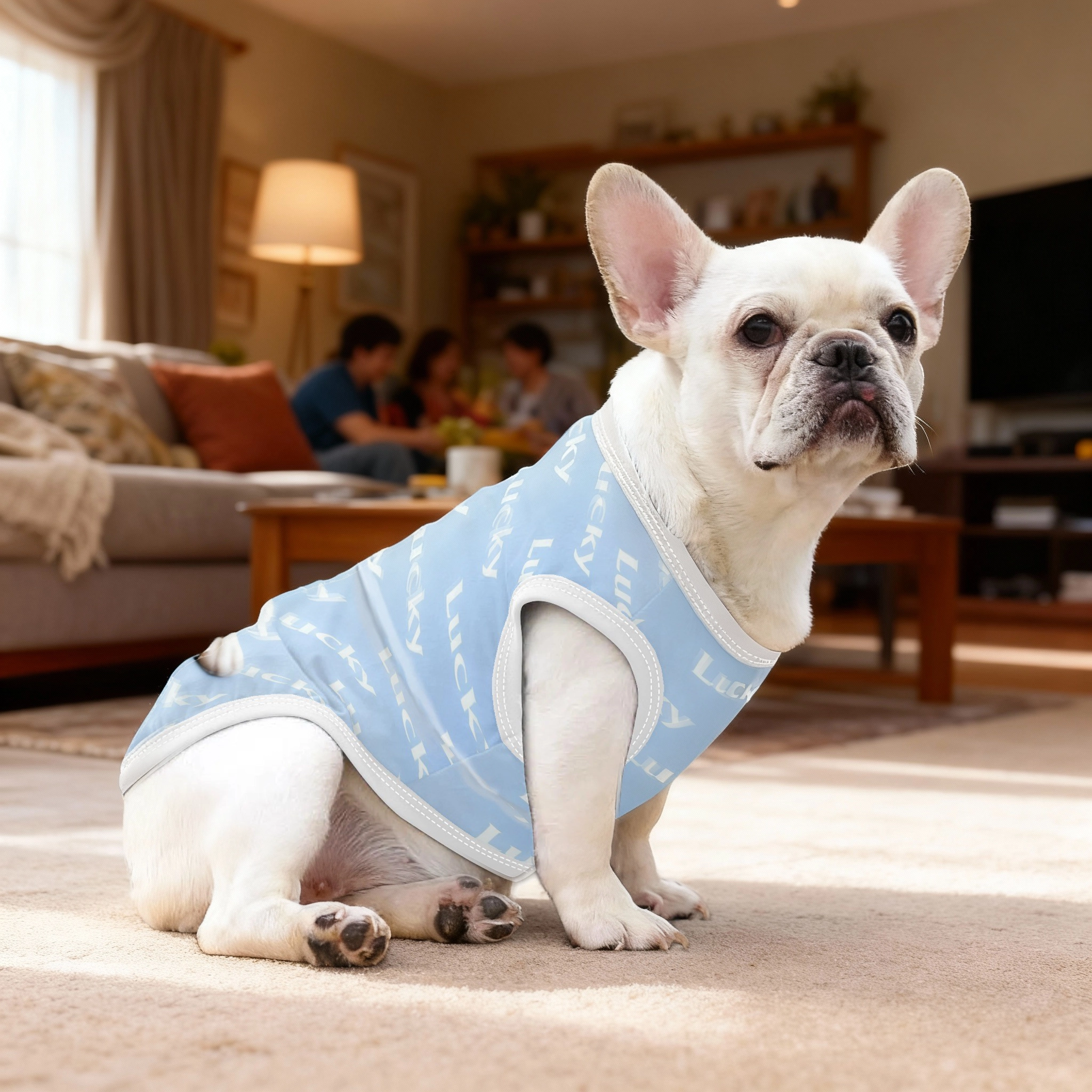 Custom Dog Cat Pet Photo Clothing with Text Name