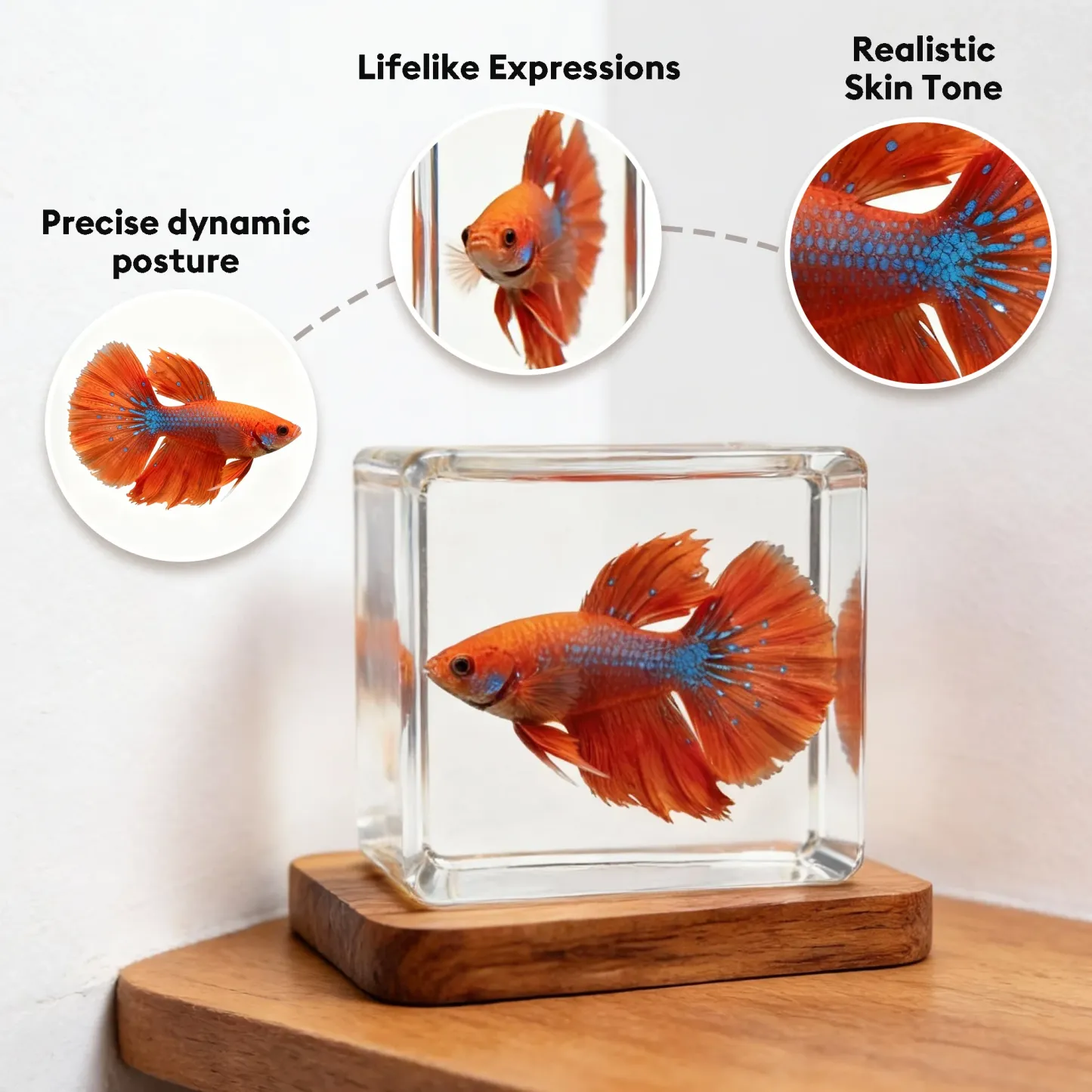 Personalized Fish Highly Realistic Full-Color 3D Statue