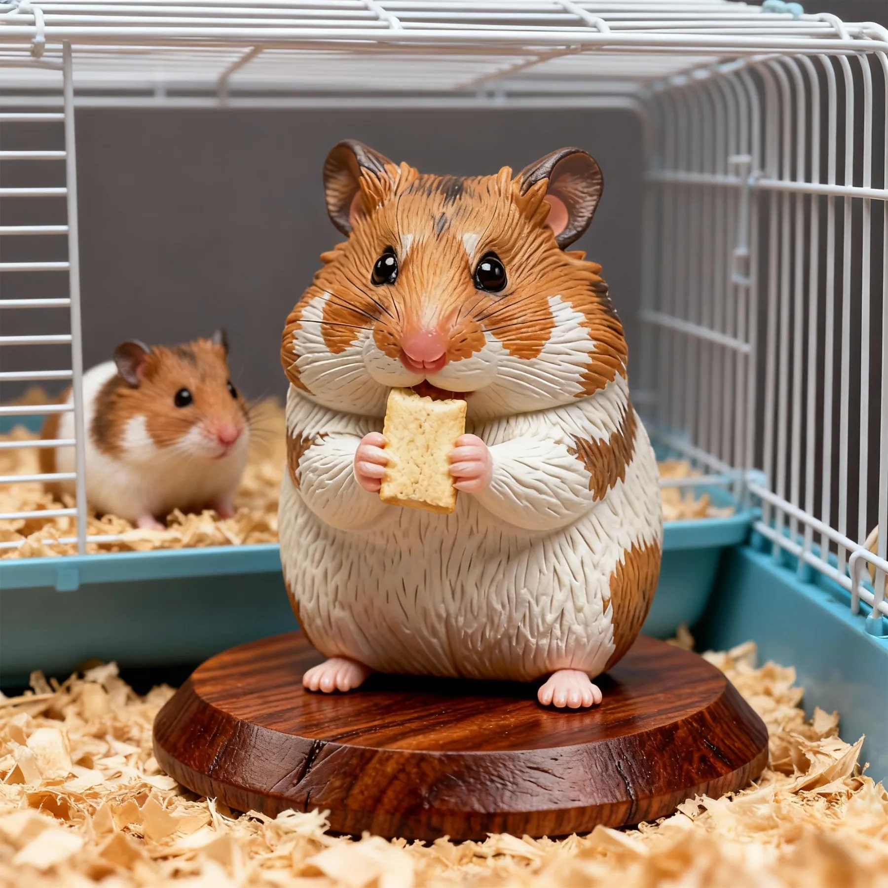 Personalized Highly Realistic Full-Color 3D Hamster Statue