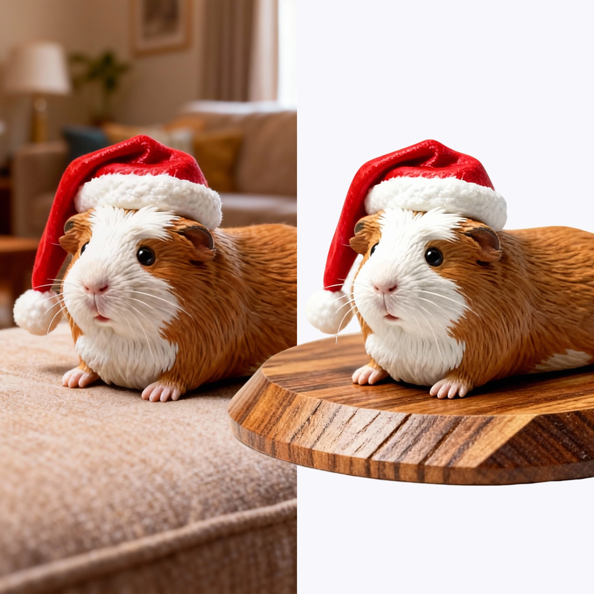 Personalized Highly Realistic Full-Color 3D Hamster Statue