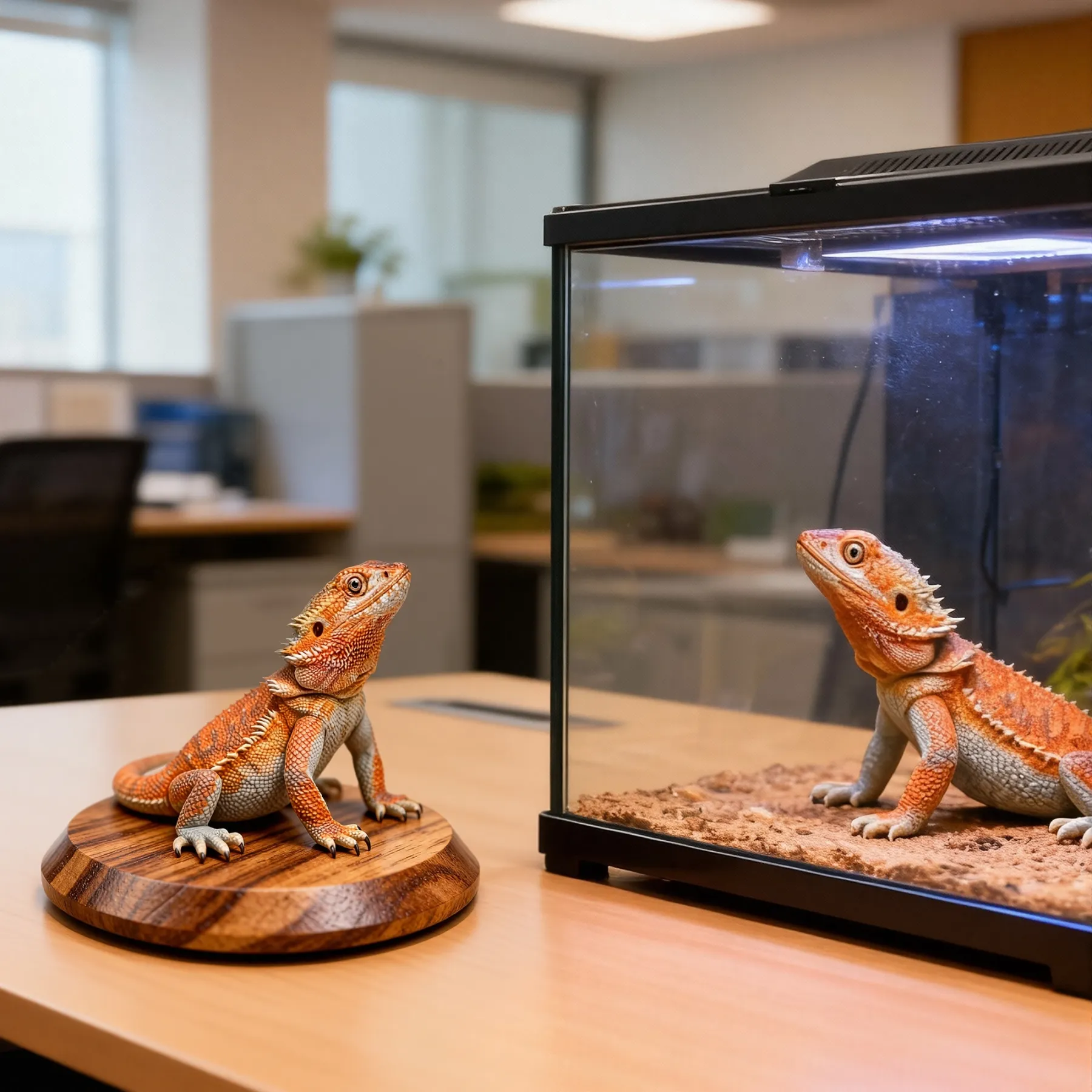 Personalized Highly Realistic Full-Color 3D Lizard Frog Snake Statue for Reptile Enthusiasts