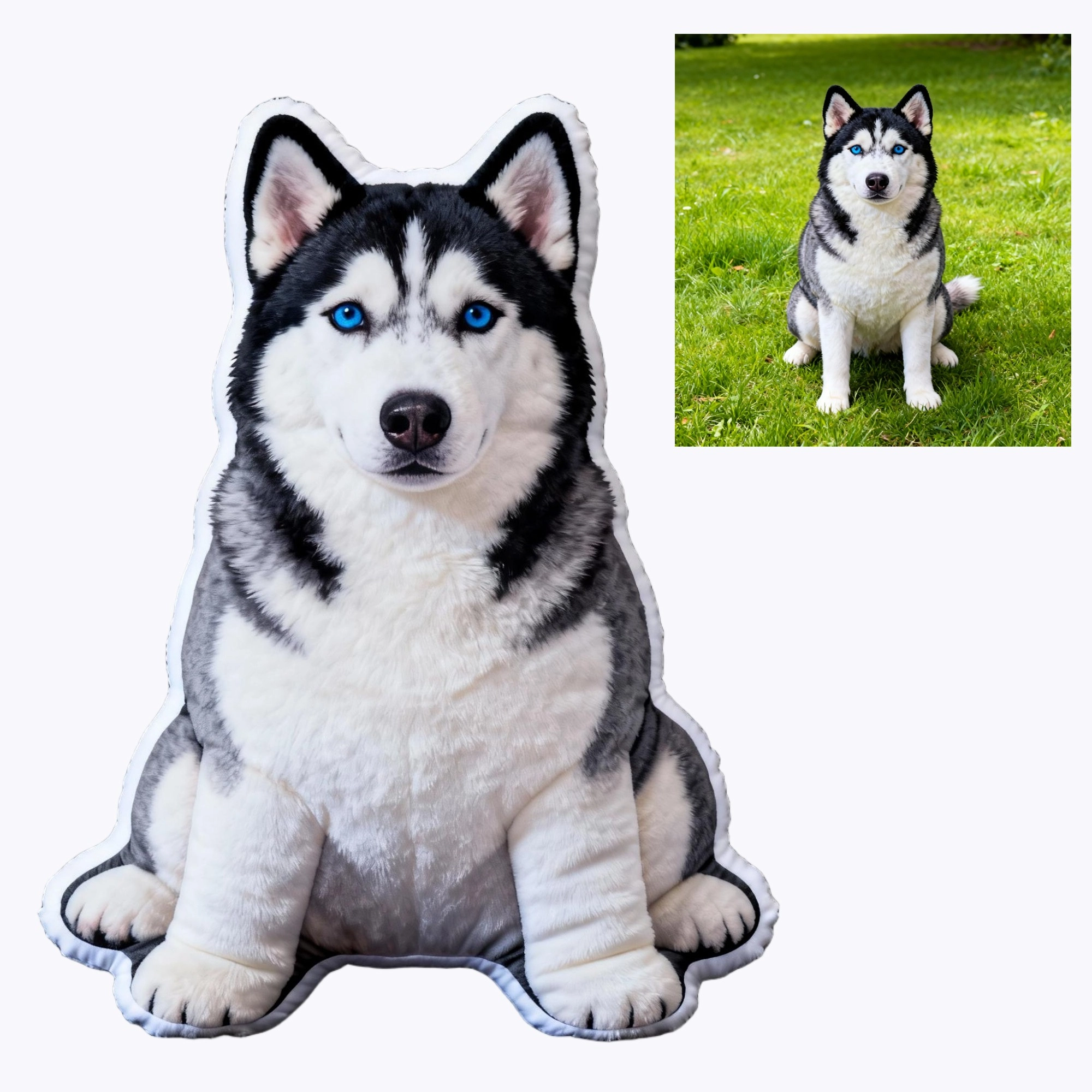 Custom Double-sided Pet Photo Throw Pillow