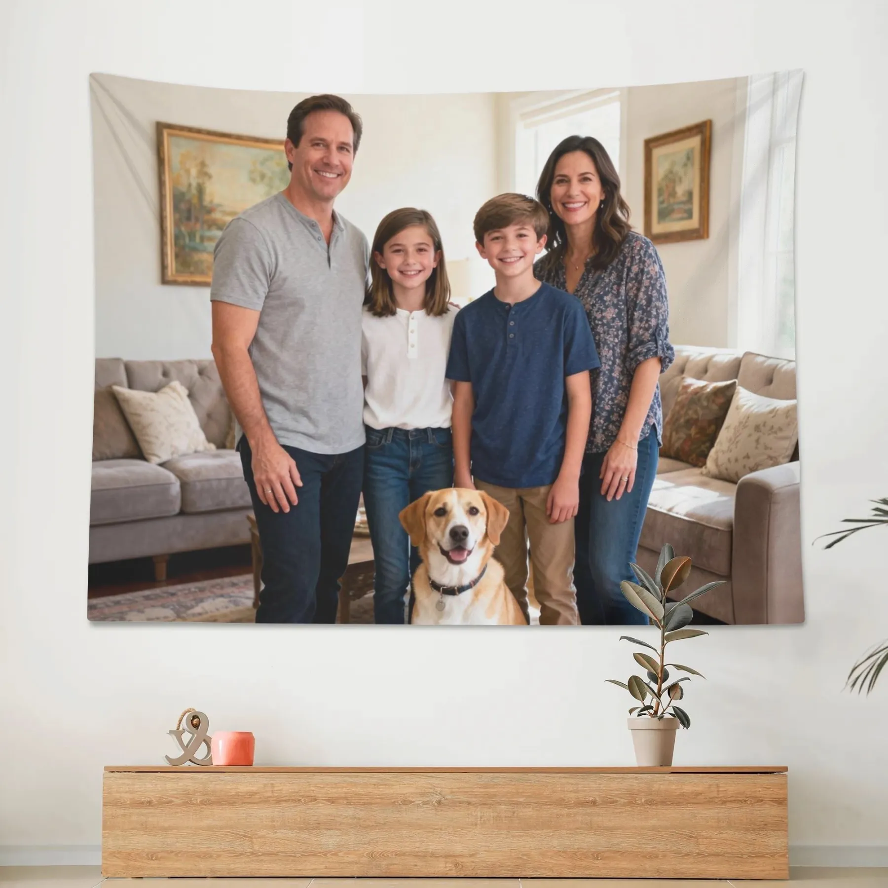 Custom Photo Decorative Wall Tapestry