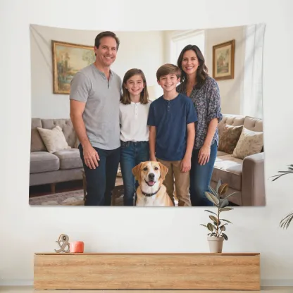 Custom Photo Decorative Wall Tapestry